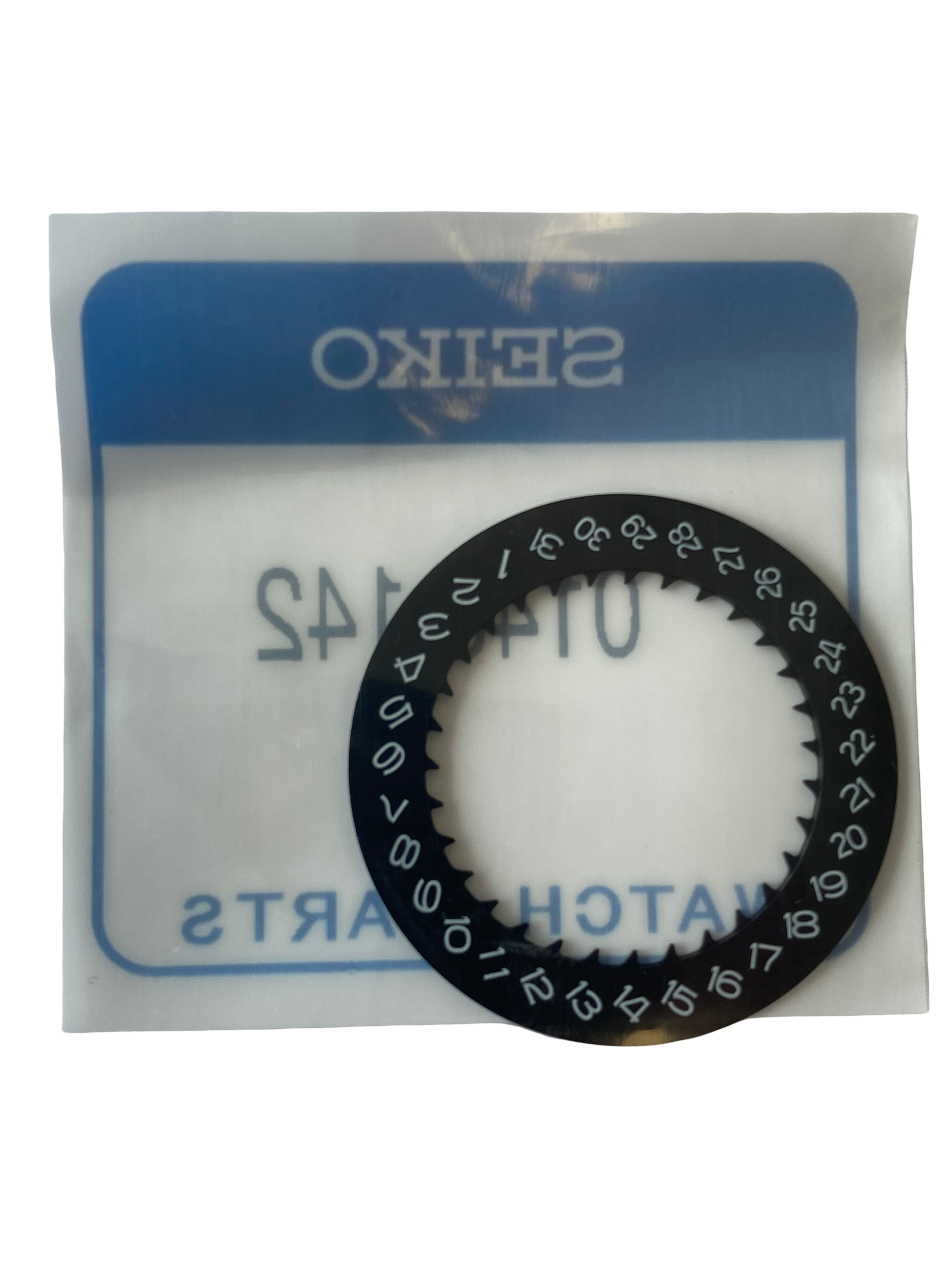 Seiko 0148142 Datumschijf ZWART/wit 4R35, 6R35, 6R54 & 6R55