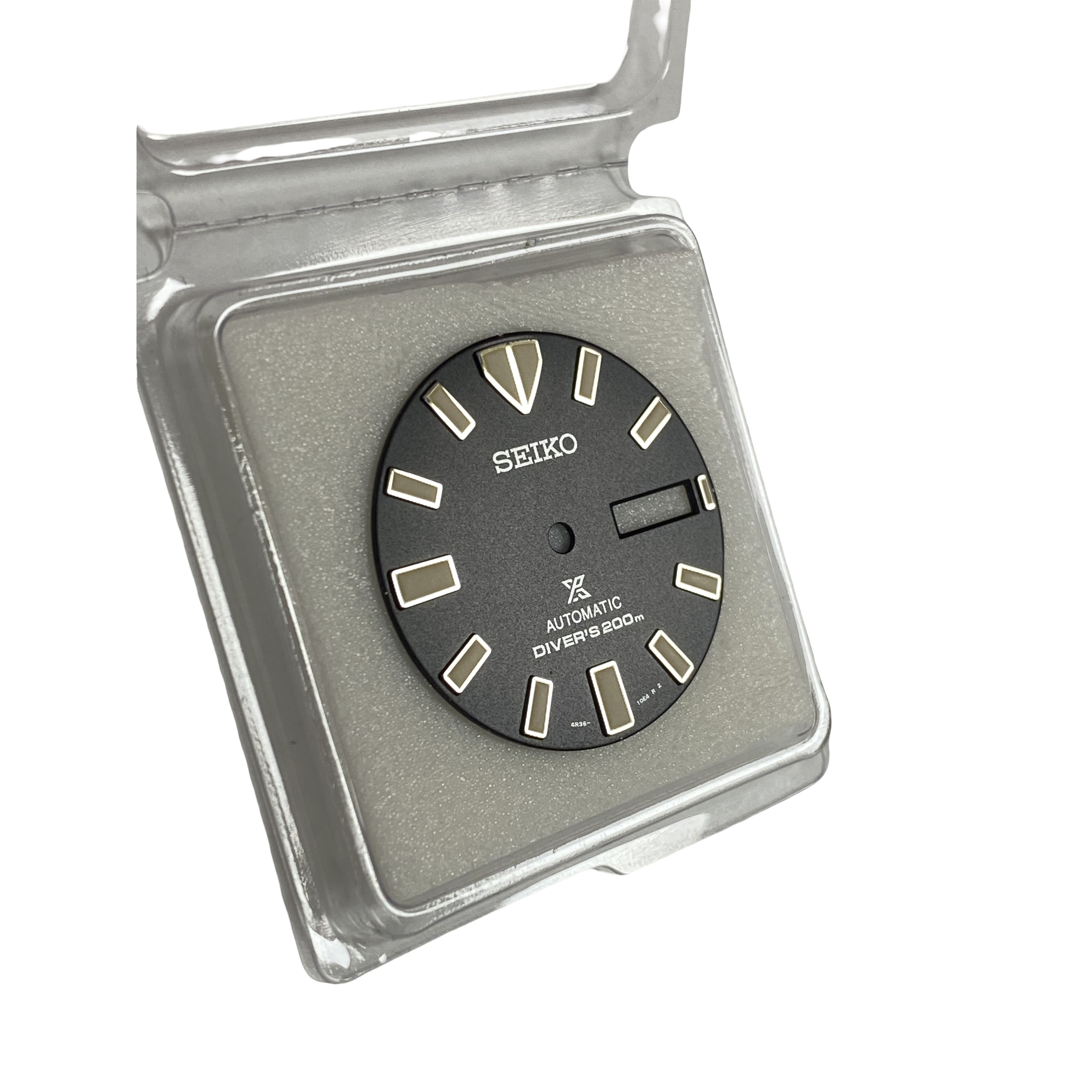 Seiko 4R3610E4XB13 Wijzerplaat SRPD27K1 / SBDY035 - 4R36-11C0 Prospex SEA Monster Donker antraciet