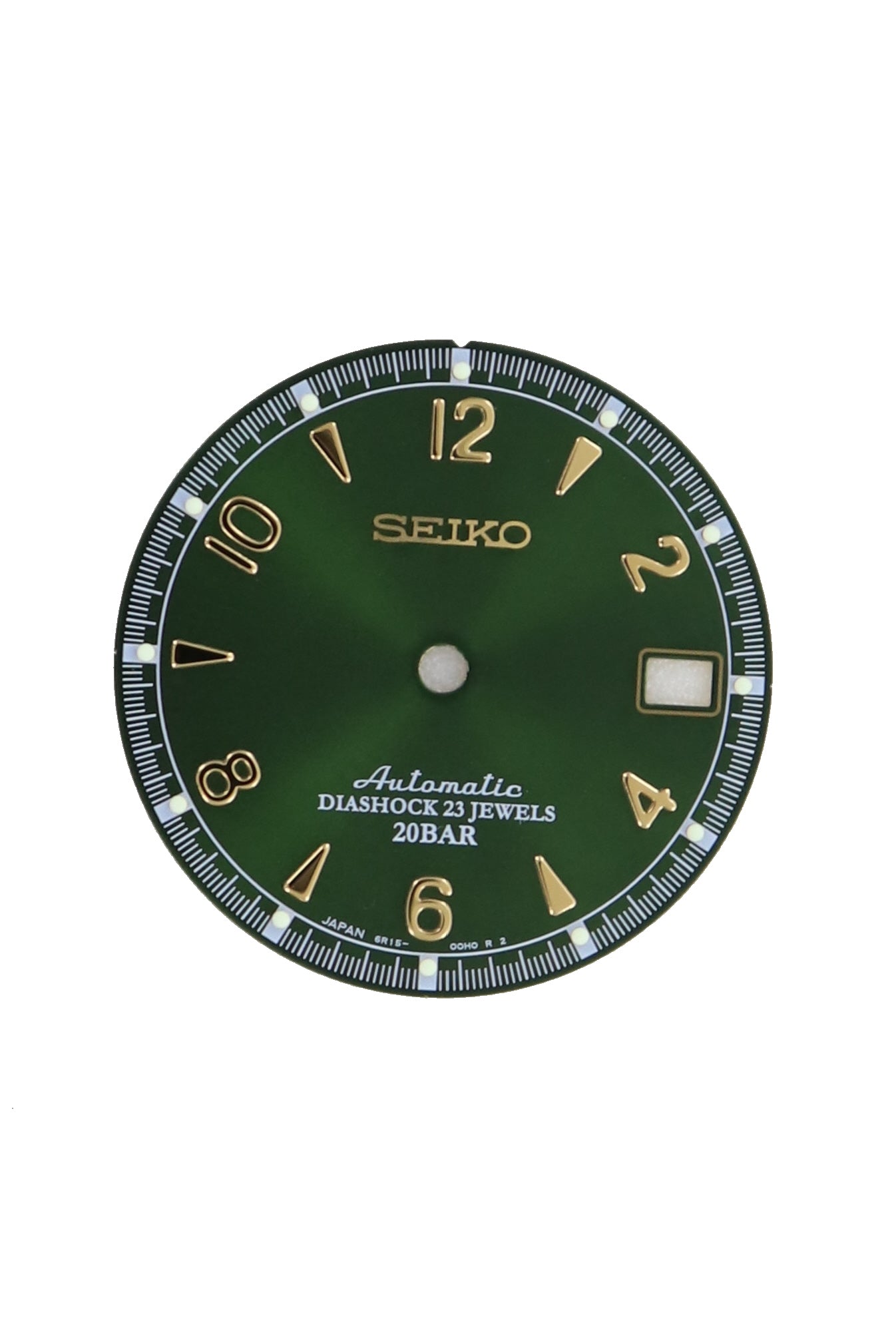 Seiko Diashock SARB017 Groene Wijzerplaat 6R15-00E0 Alpinist SARB017J