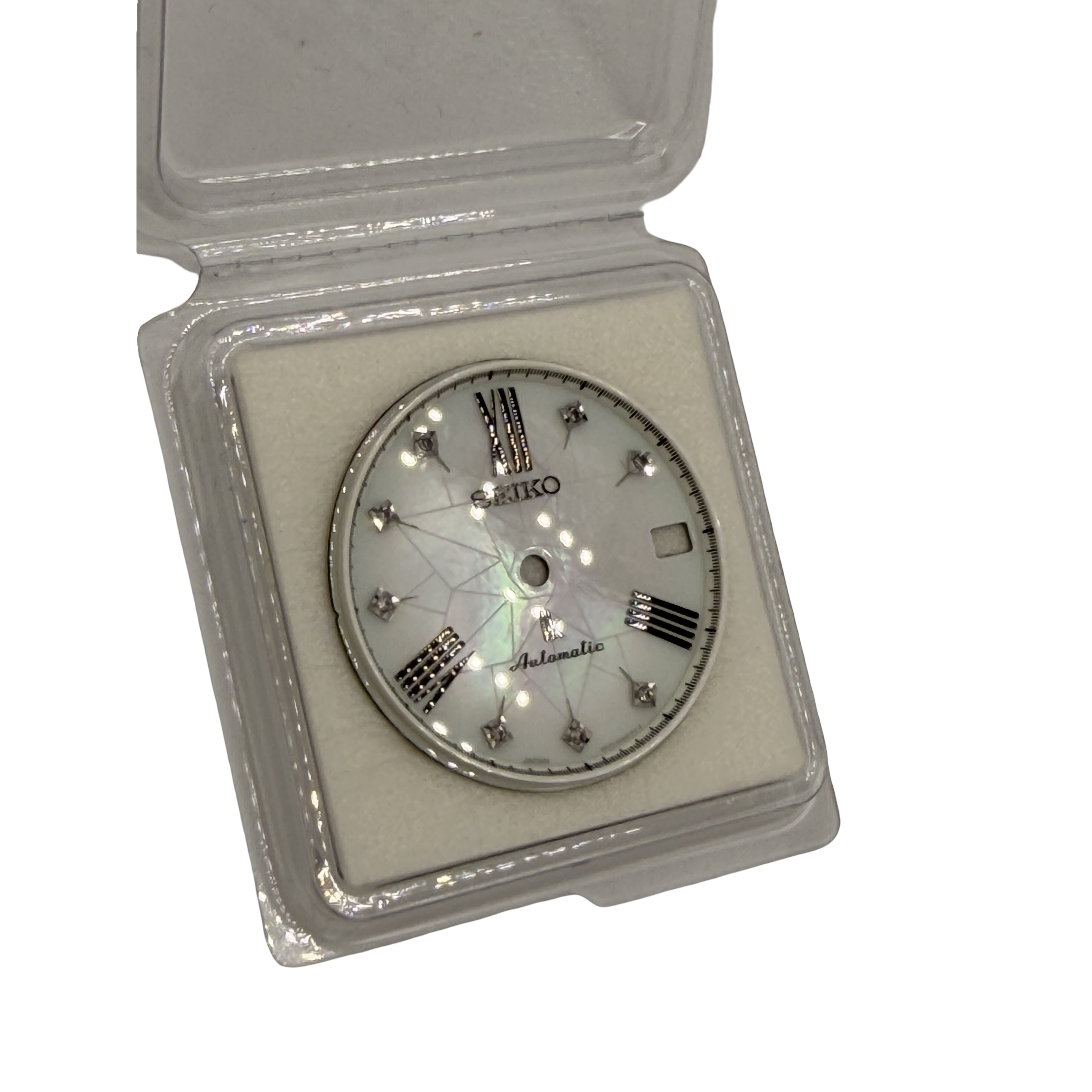 Seiko 6R3500H0XA15 Wijzerplaat SPB133J1 & SSVJ003 - 6R35-00N0 Lukia Ginza Wit