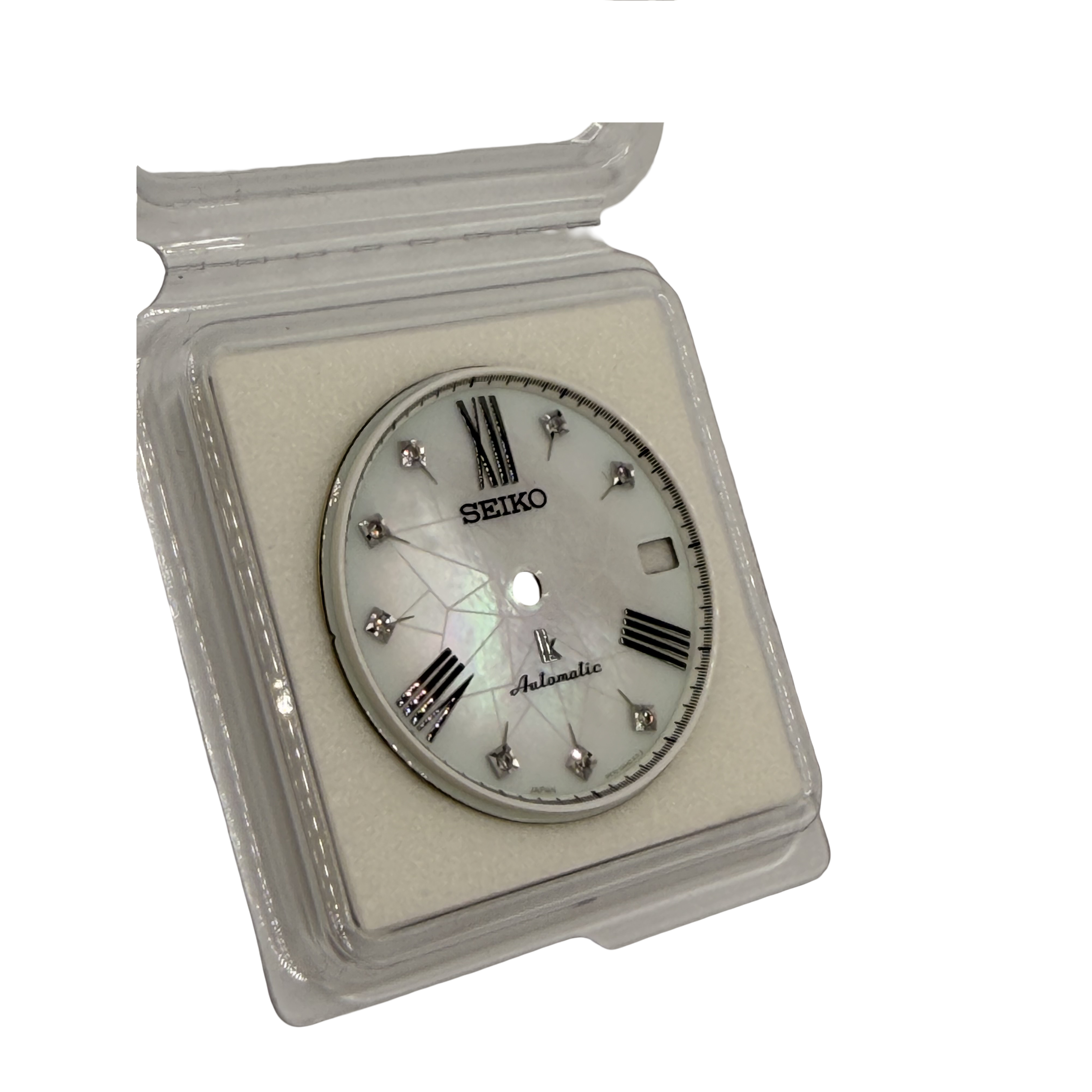 Seiko 6R3500H0XA15 Wijzerplaat SPB133J1 & SSVJ003 - 6R35-00N0 Lukia Ginza Wit