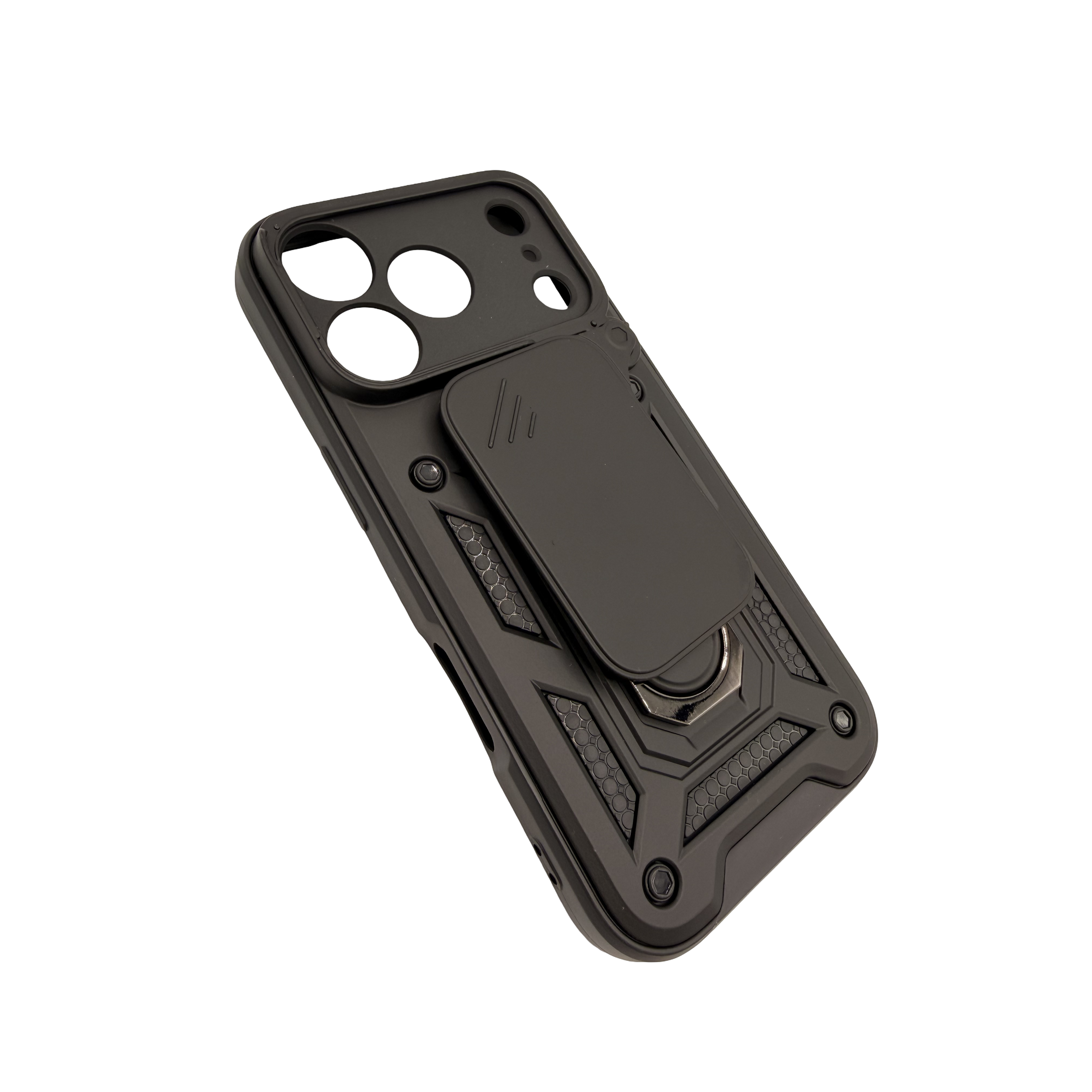 STRPZ® Schokbestendig iPhone hoesje – Camera Beschermer + Ringstandaard