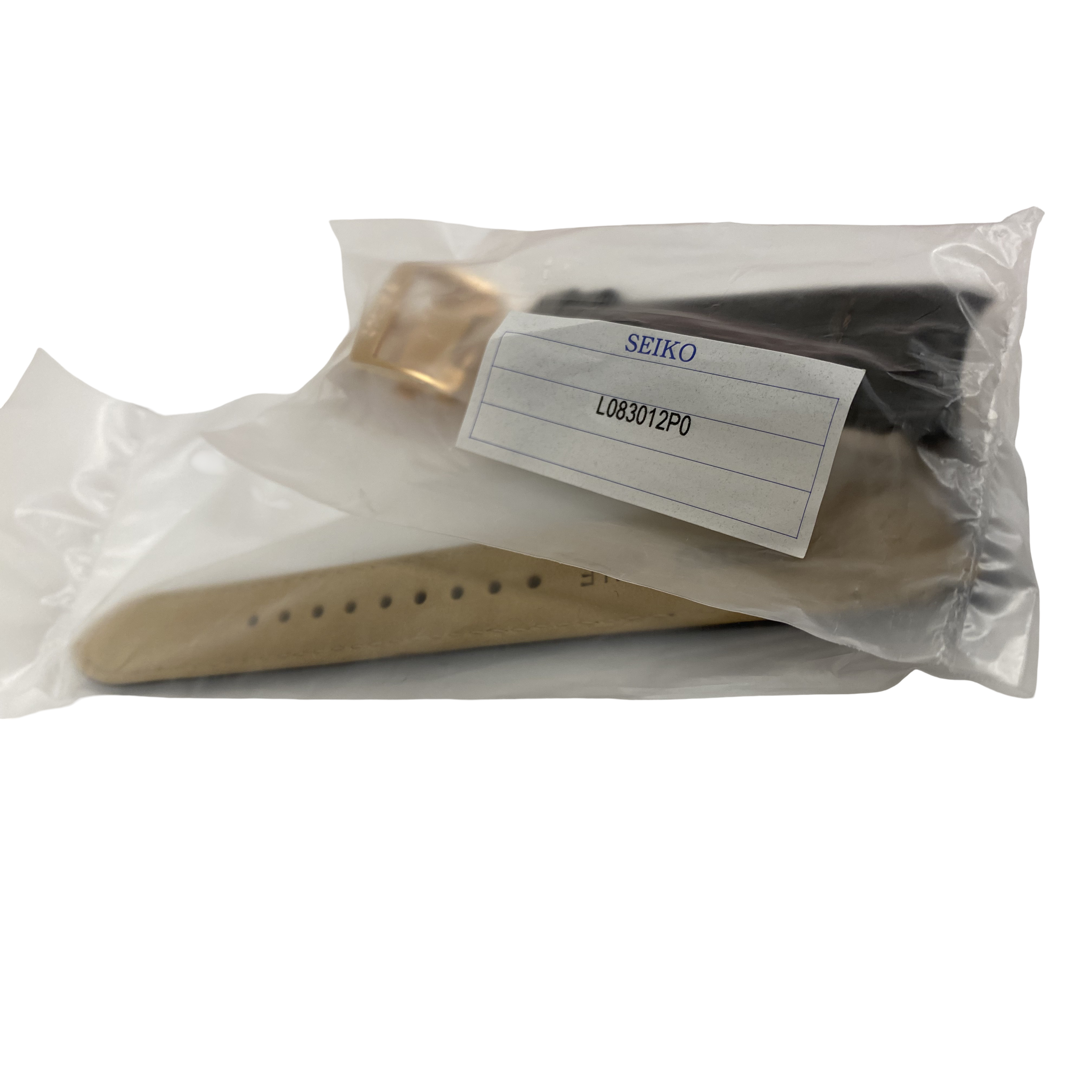 Horlogeband Seiko Premier Kinetic SRX008P1 bruine band 5D88-0AD0 Rosé sluiting