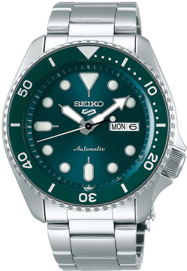 Seiko 5 Sports SRPD61K1 Automatisch Horloge | Groen Wijzerplaat | 4R36-07G0 | 42,5mm