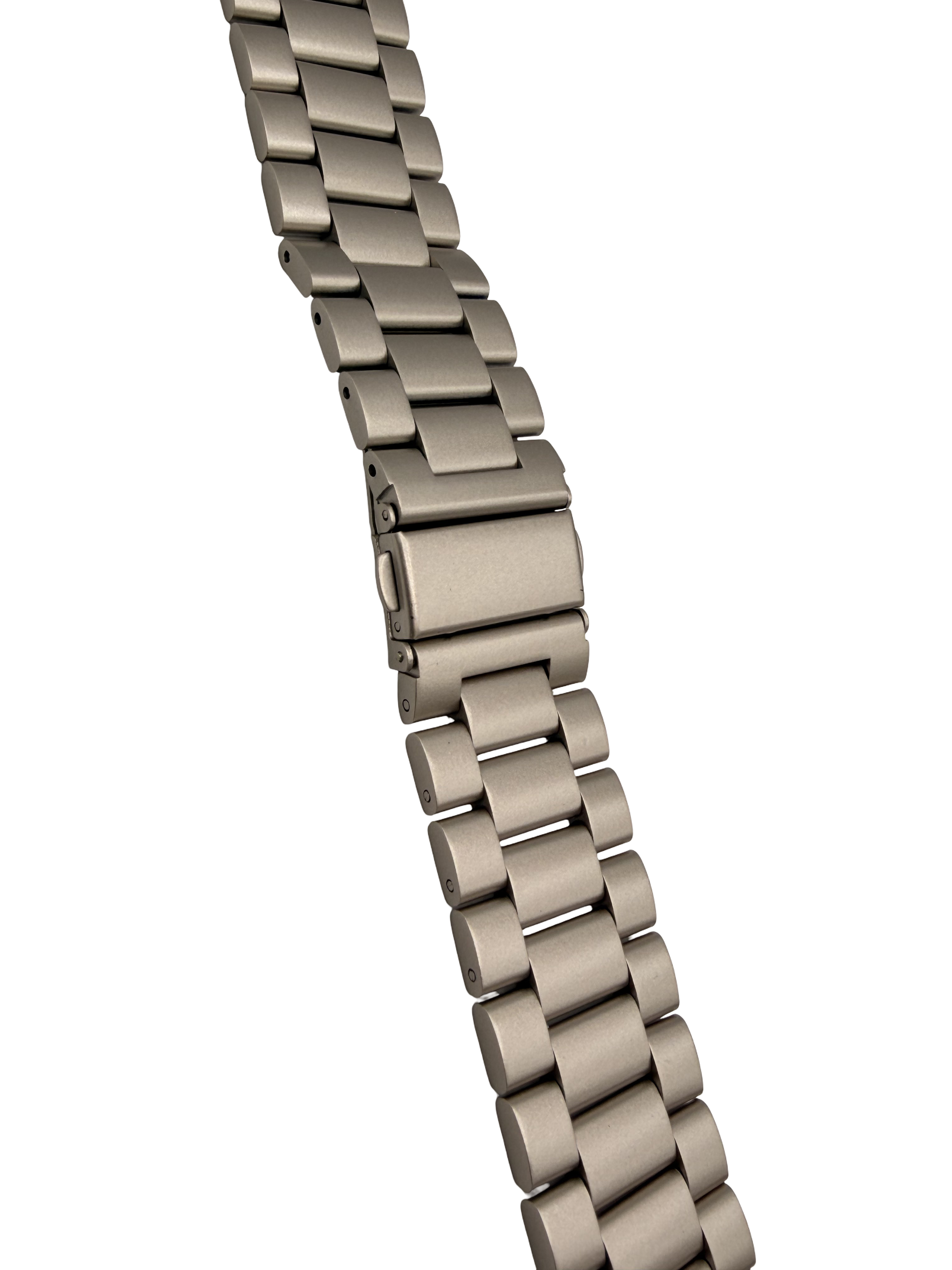 STRPZ® Apple Watch Bandje – Starlight Rvs (Roestvrij staal) – Horloge Series, SE & Ultra