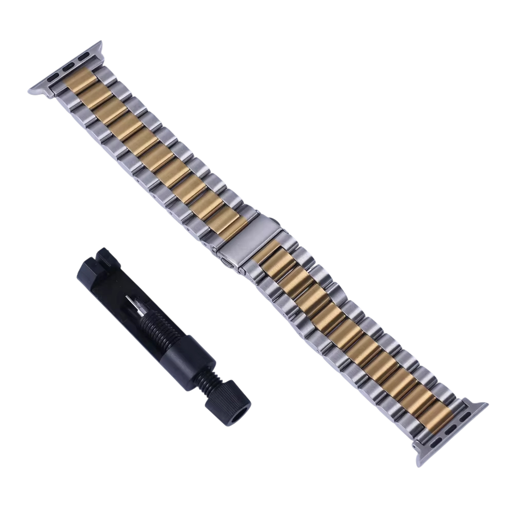 STRPZ® Apple Watch Bandje Roestvrij staal – Premium Vervangende Band voor Alle Series (2015–2025)