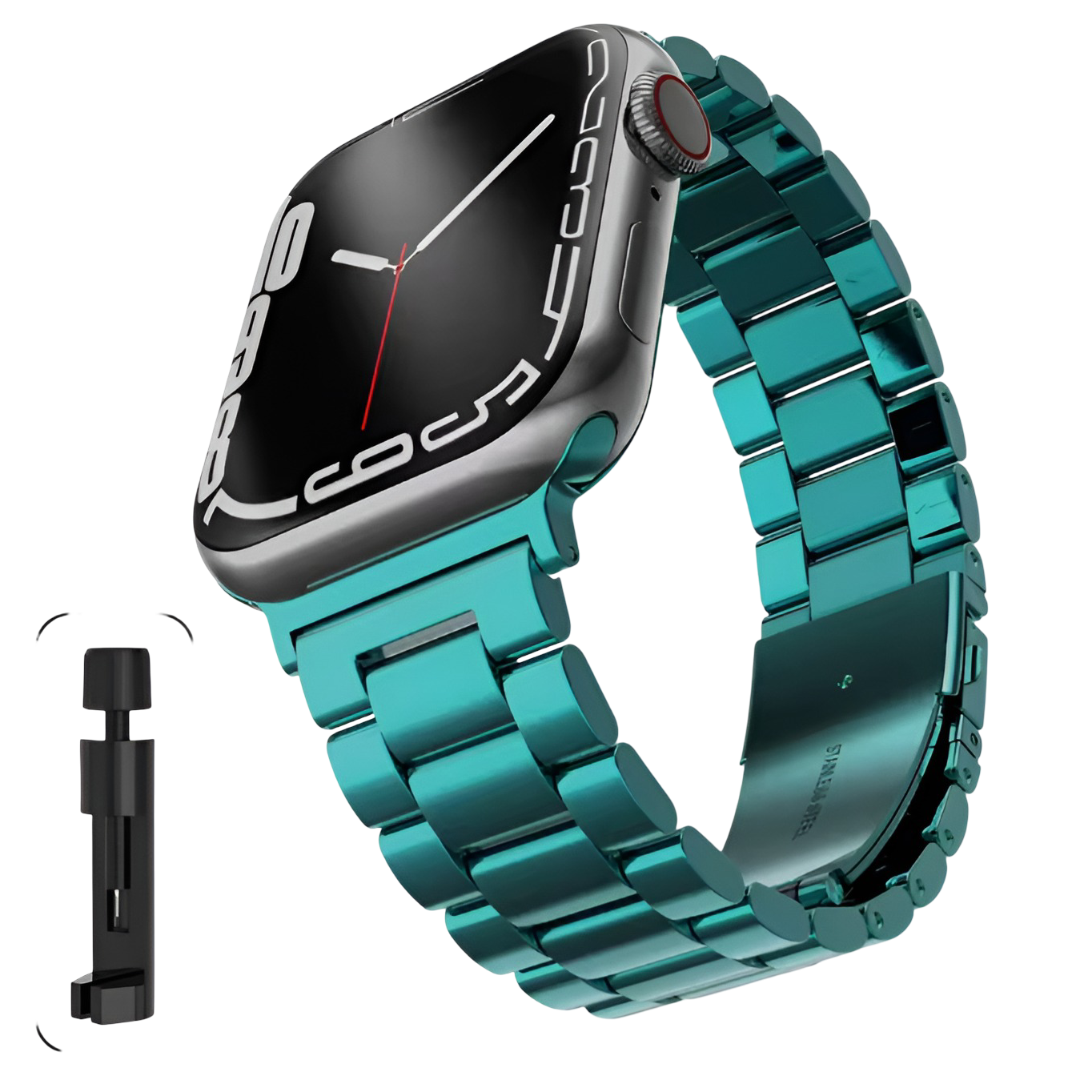 STRPZ® Apple Watch Bandje Roestvrij staal – Premium Vervangende Band voor Alle Series (2015–2025)