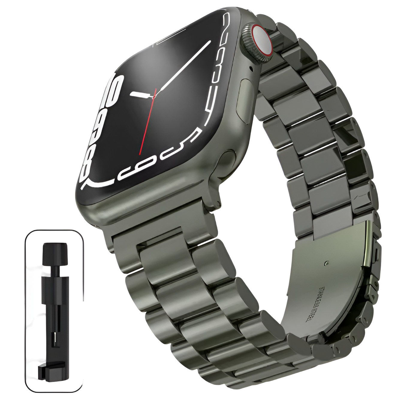 STRPZ® Apple Watch Bandje Roestvrij staal – Premium Vervangende Band voor Alle Series (2015–2025)