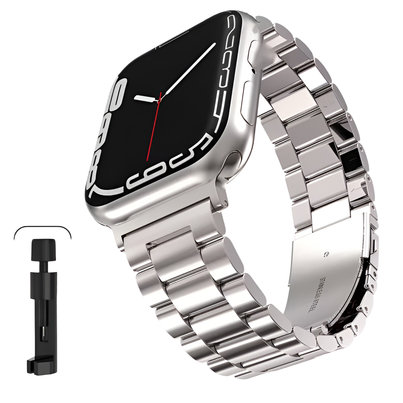 STRPZ® Apple Watch Bandje Roestvrij staal – Premium Vervangende Band voor Alle Series (2015–2025)