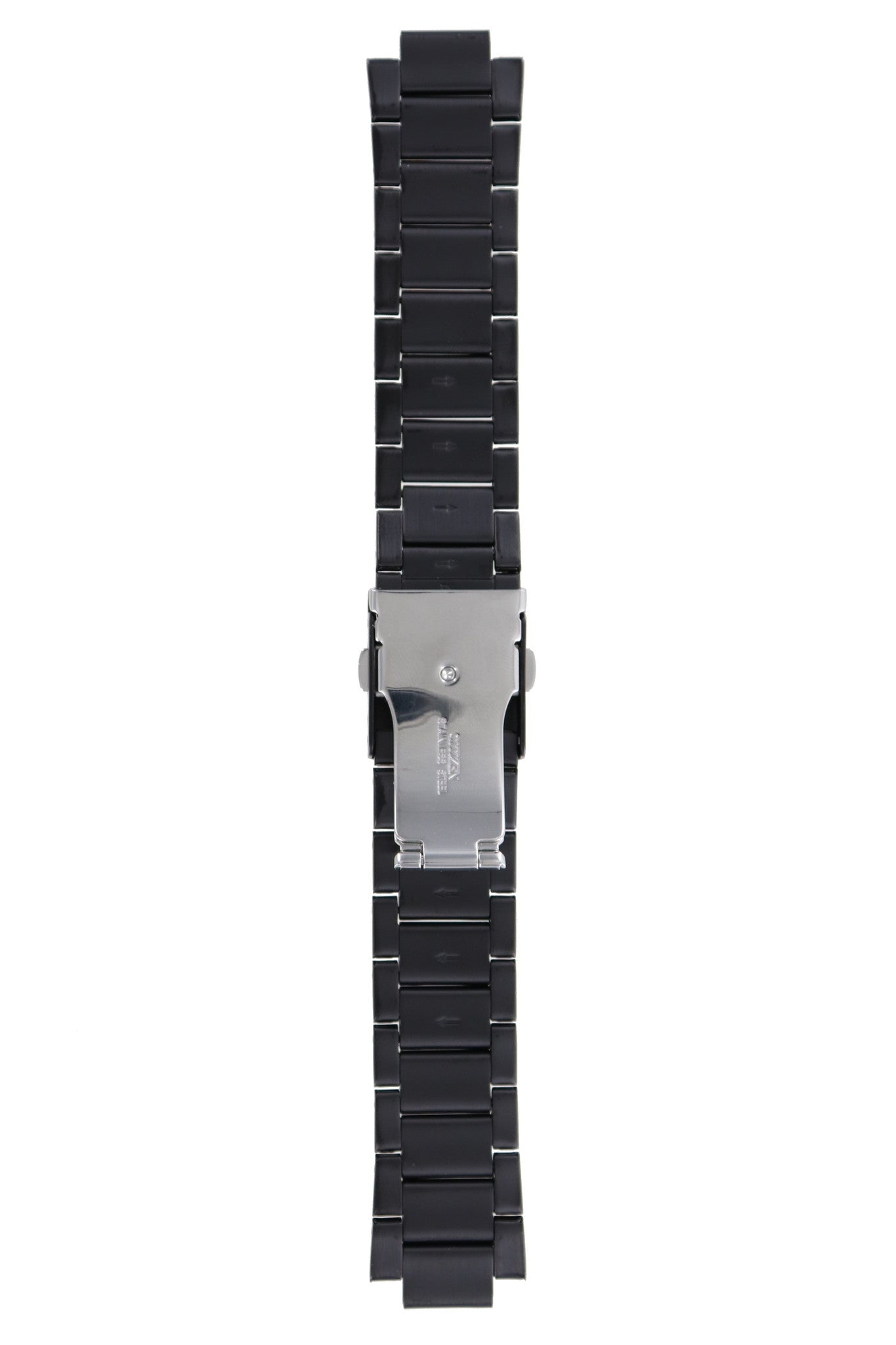 Citizen AW1264 - 59W & BU4005 - 56H Watch Band 59 - S05516 Black Stainless Steel 22 mm Eco - Drive - Watch Plaza