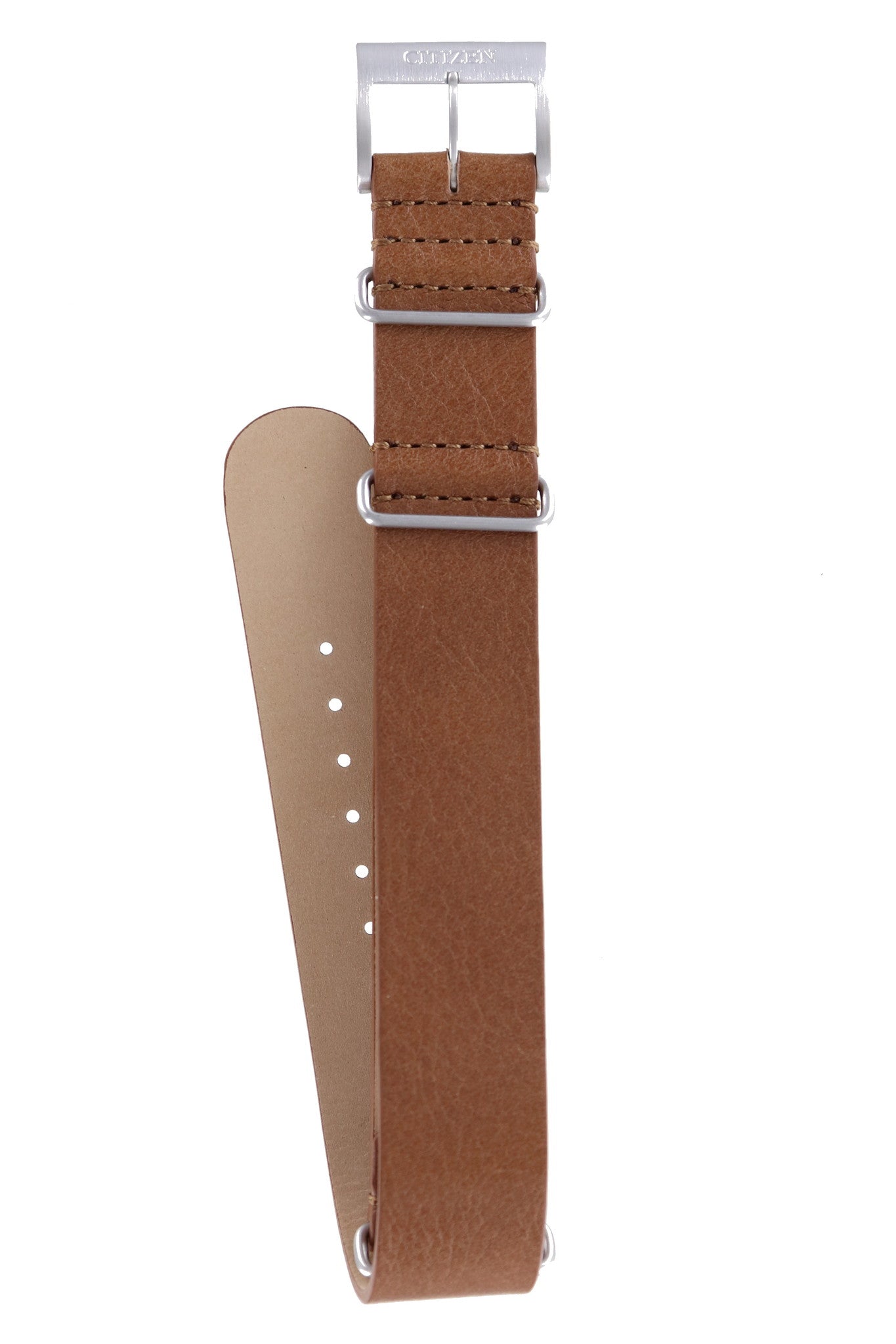 Citizen BJ6501 - 10L - E031 - R009087 Watch Band 59 - R50317 Brown Leather 20 mm Eco - Drive - Watch Plaza