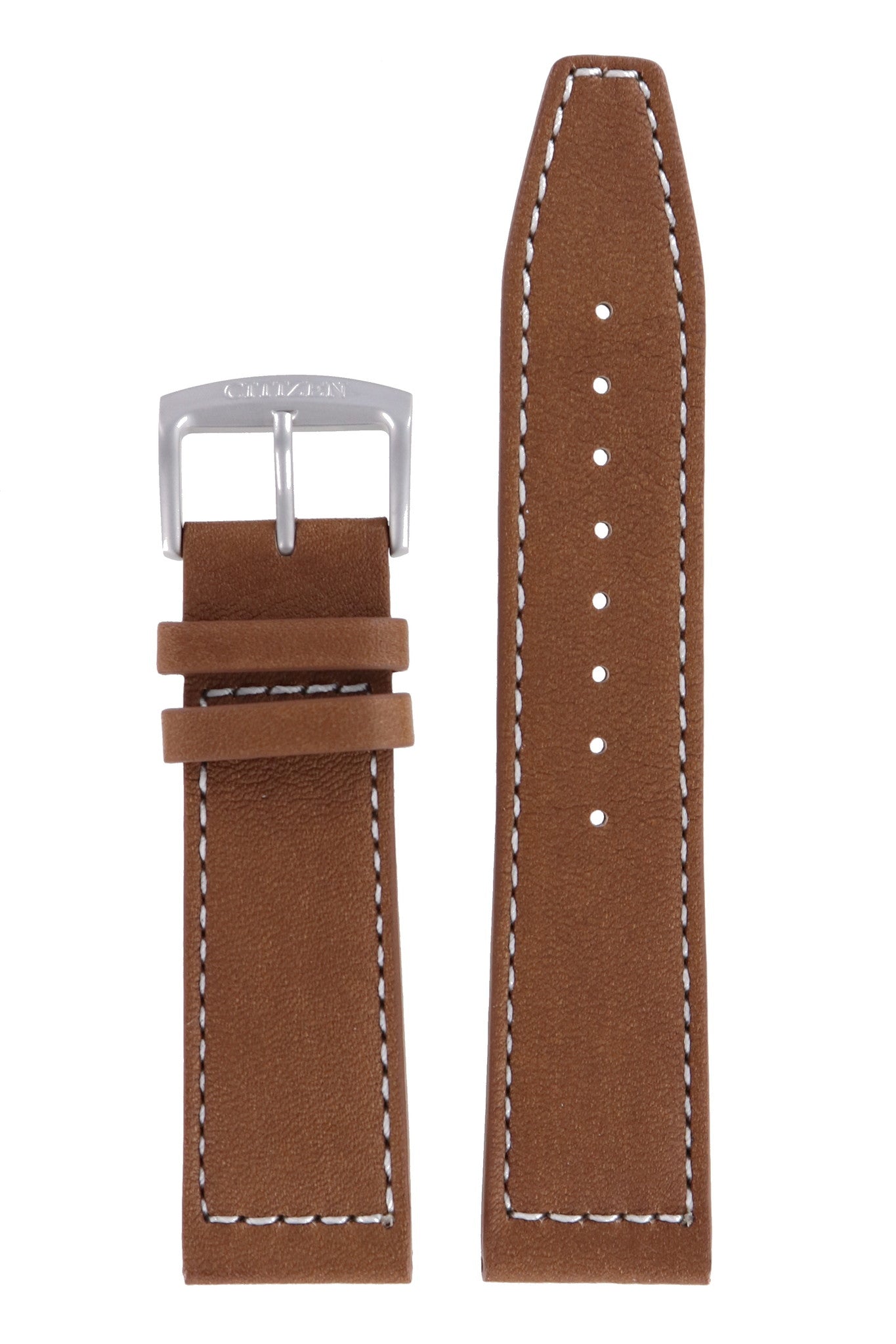 Citizen CA0621 - 05L Chandler - B612 - R007661 Watch Band 59 - R50236 Brown Leather 22 mm Eco - Drive - Watch Plaza