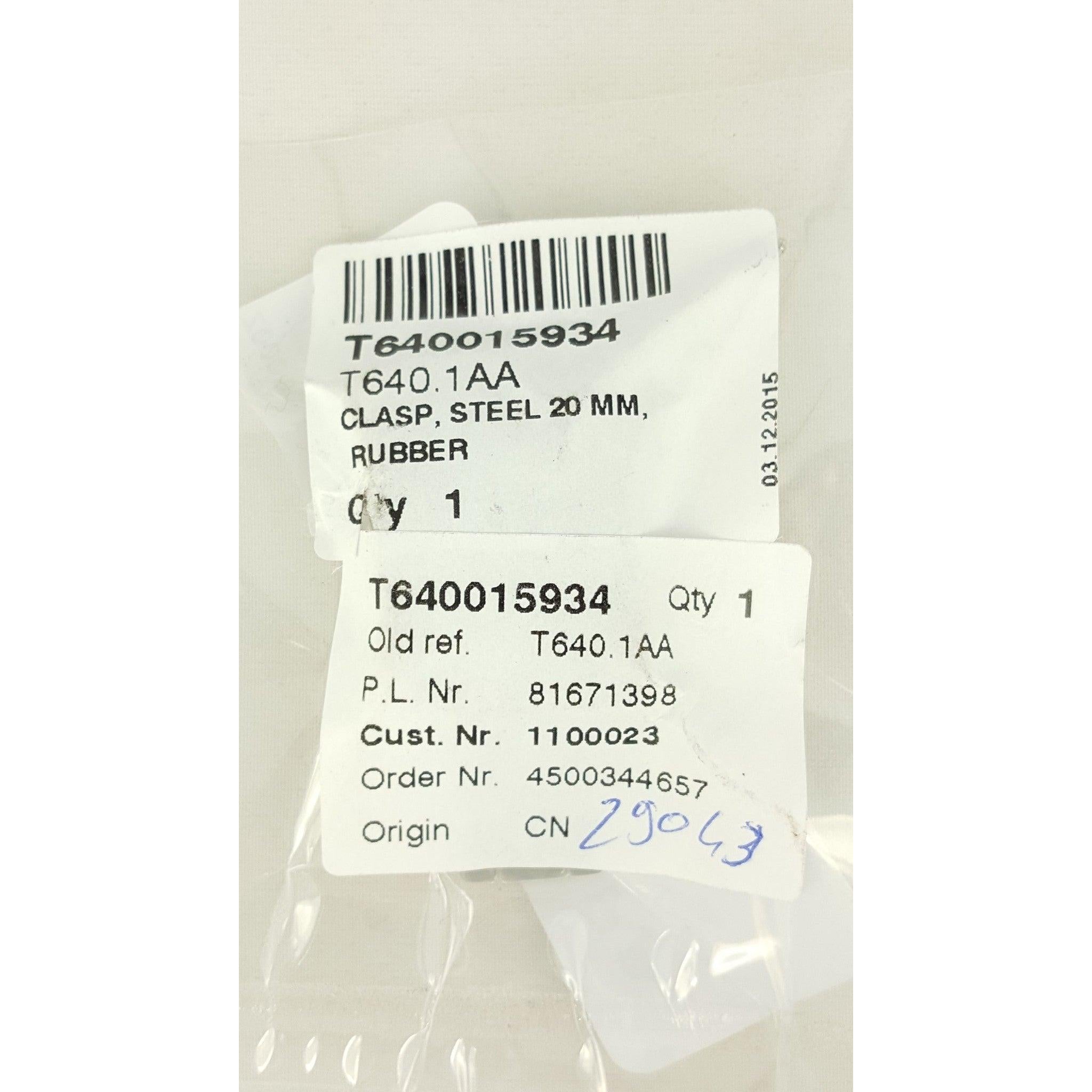 Clasp Tissot T640 20mm T - Race, T - Touch, PRS, Veloci series T3315, T092417, T048417 & T076417 - Watch Plaza