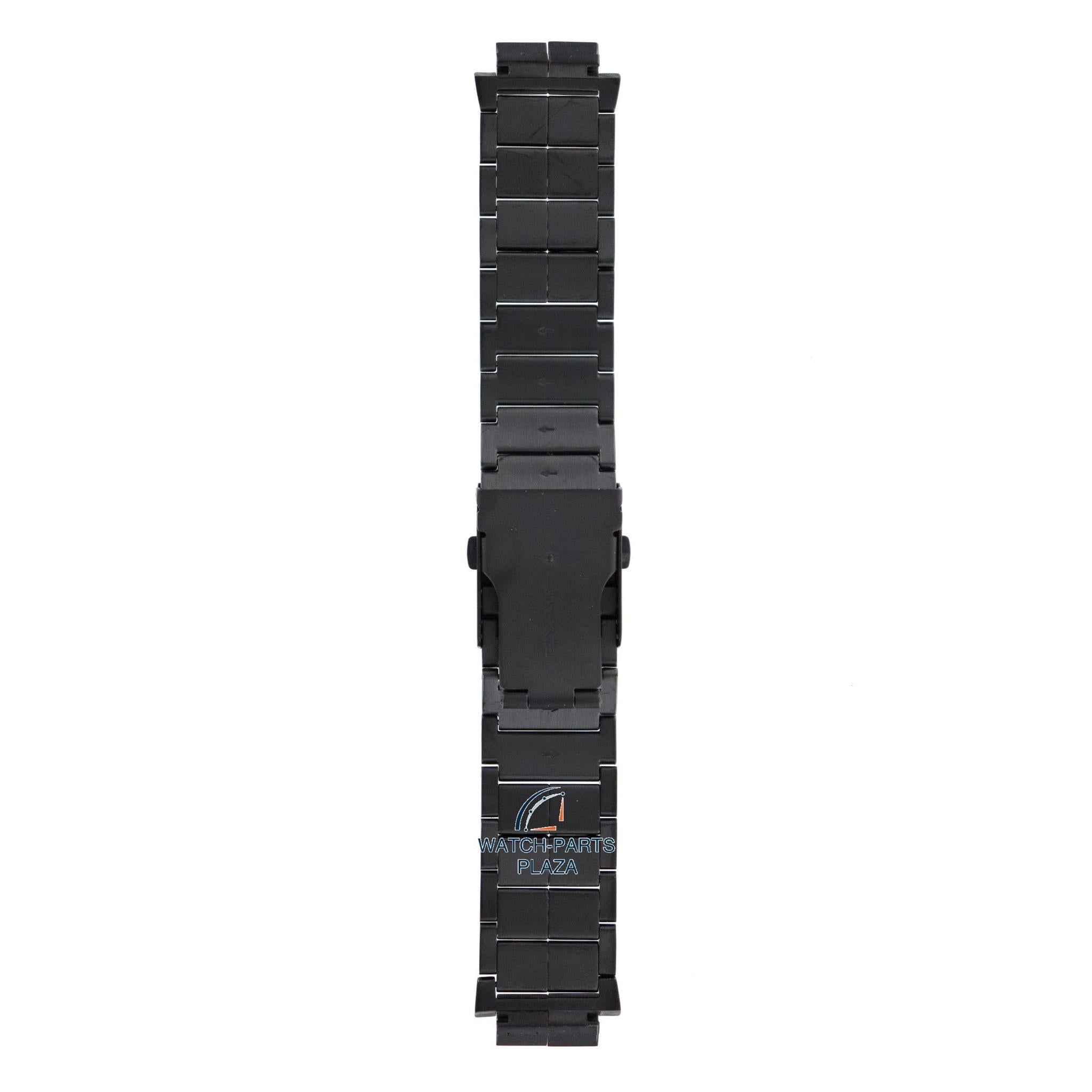 Diesel DZ1082 black stainless steel watch strap 18mm DZ - 1082 bracelet - Watch Plaza