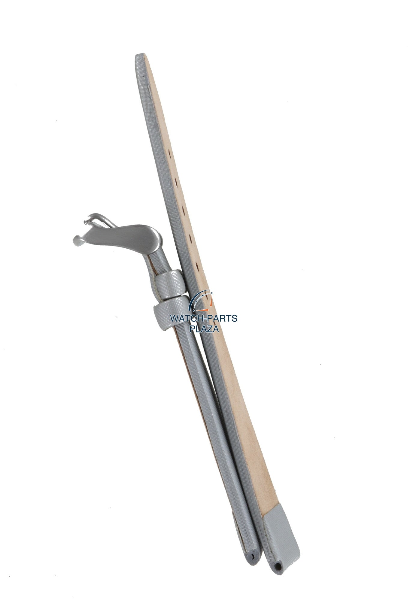 Fossil JR7912 Watch Band JR - 7912 Grey Leather 14 mm Big Tic - Watch Plaza