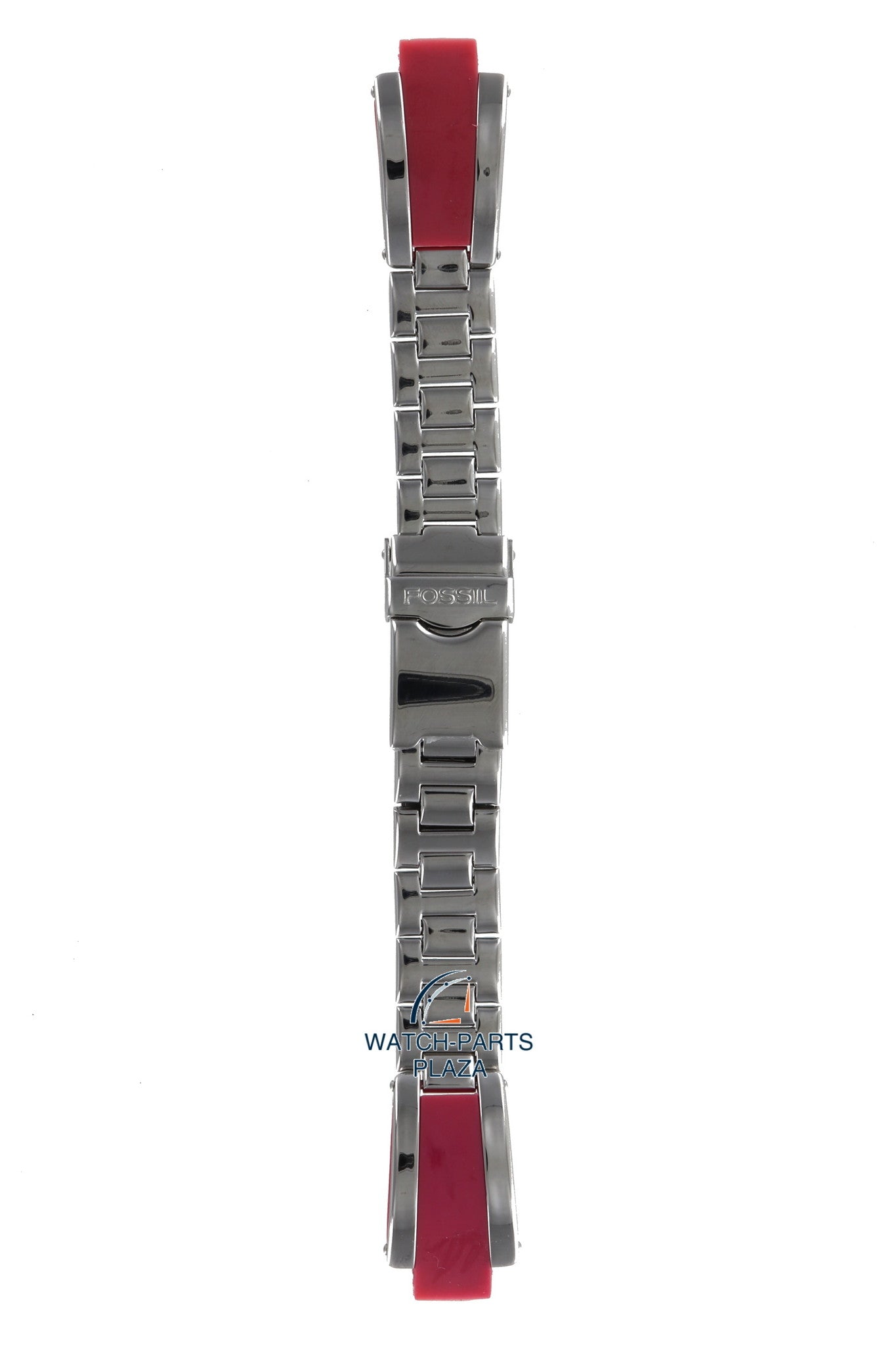 Fossil JR7972 Watch Band JR - 7972 Grey Stainless Steel 10 mm Big Tic - Watch Plaza