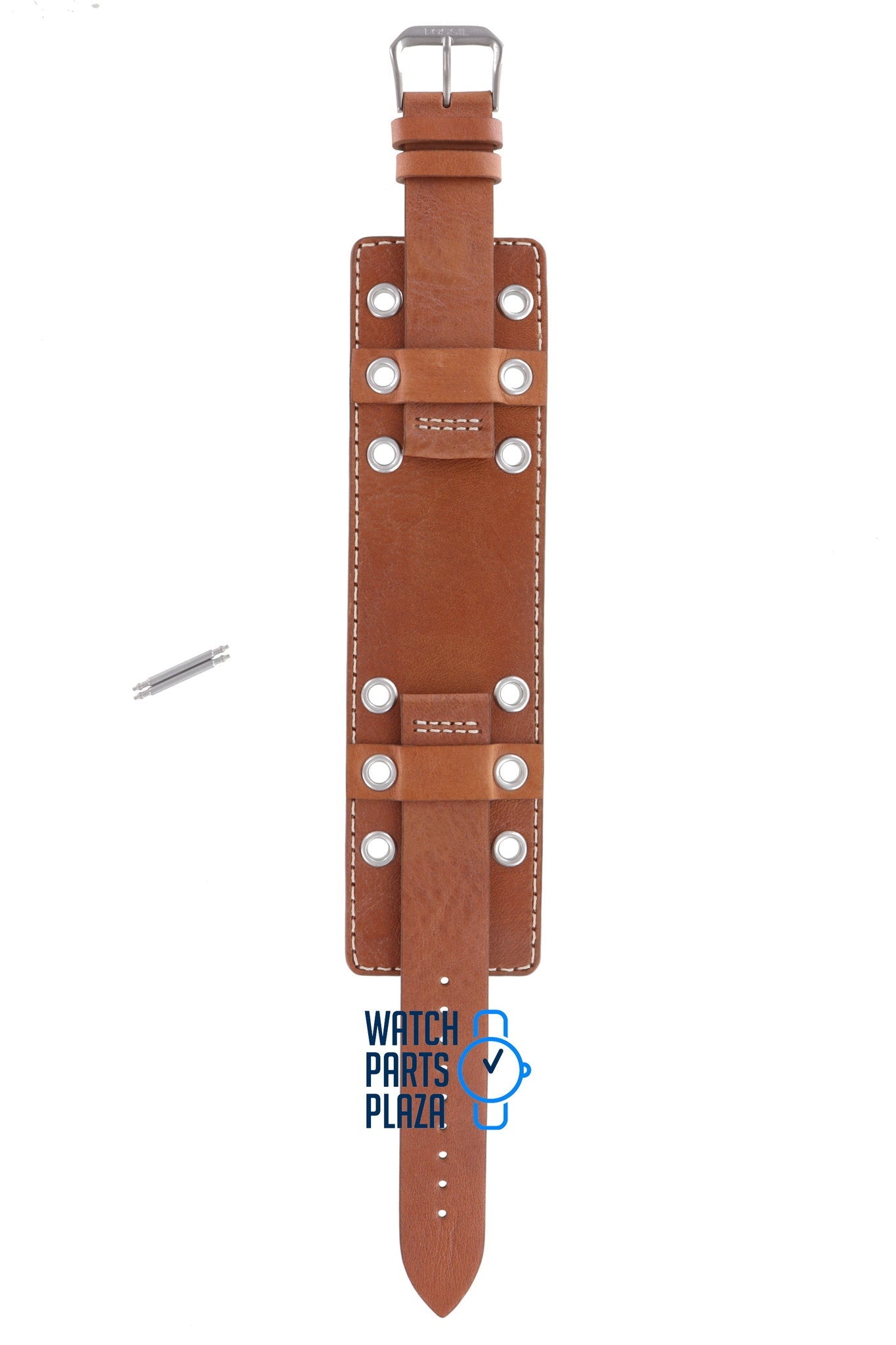 Fossil JR8149 Watch Band JR - 8149 Brown Leather 18 mm - Watch Plaza