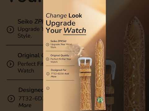 Seiko 7T32-6D30, 7T32-6D40 & H801-6071 Watch Band ZPK54J