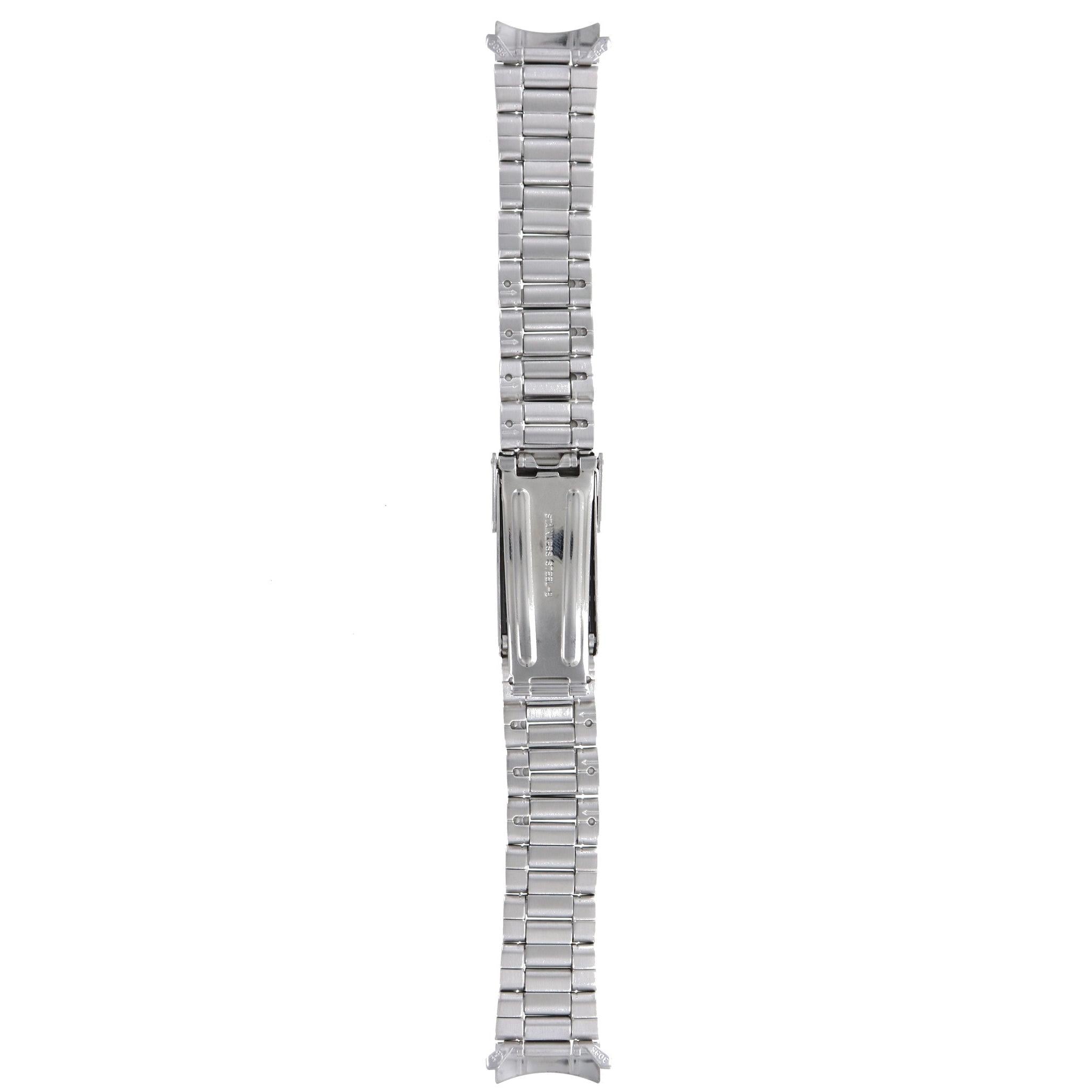 Seiko 3086 - B.E - V657 - 0B20 Watch Band 3086JB Grey Stainless Steel 18 mm - Watch Plaza