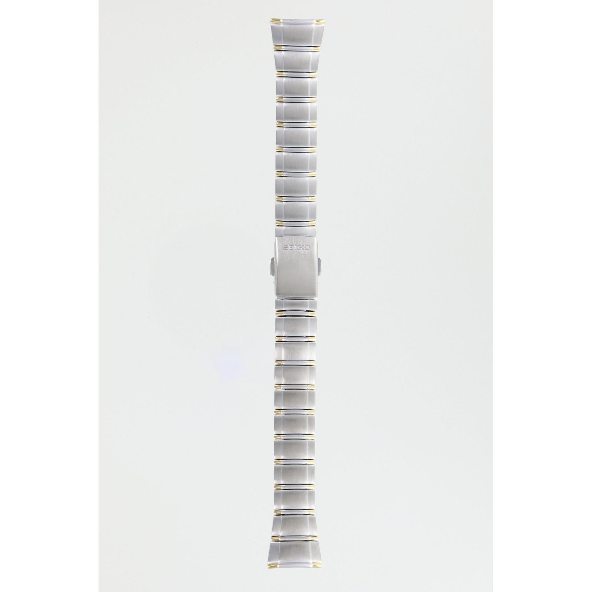 Seiko 30J5 - Z.C - 1N00 - 1E70, 1E71 & 6R50 Watch Band 30J5LZ Two - Tone / Dual - Tone Stainless Steel 17 mm - Watch Plaza