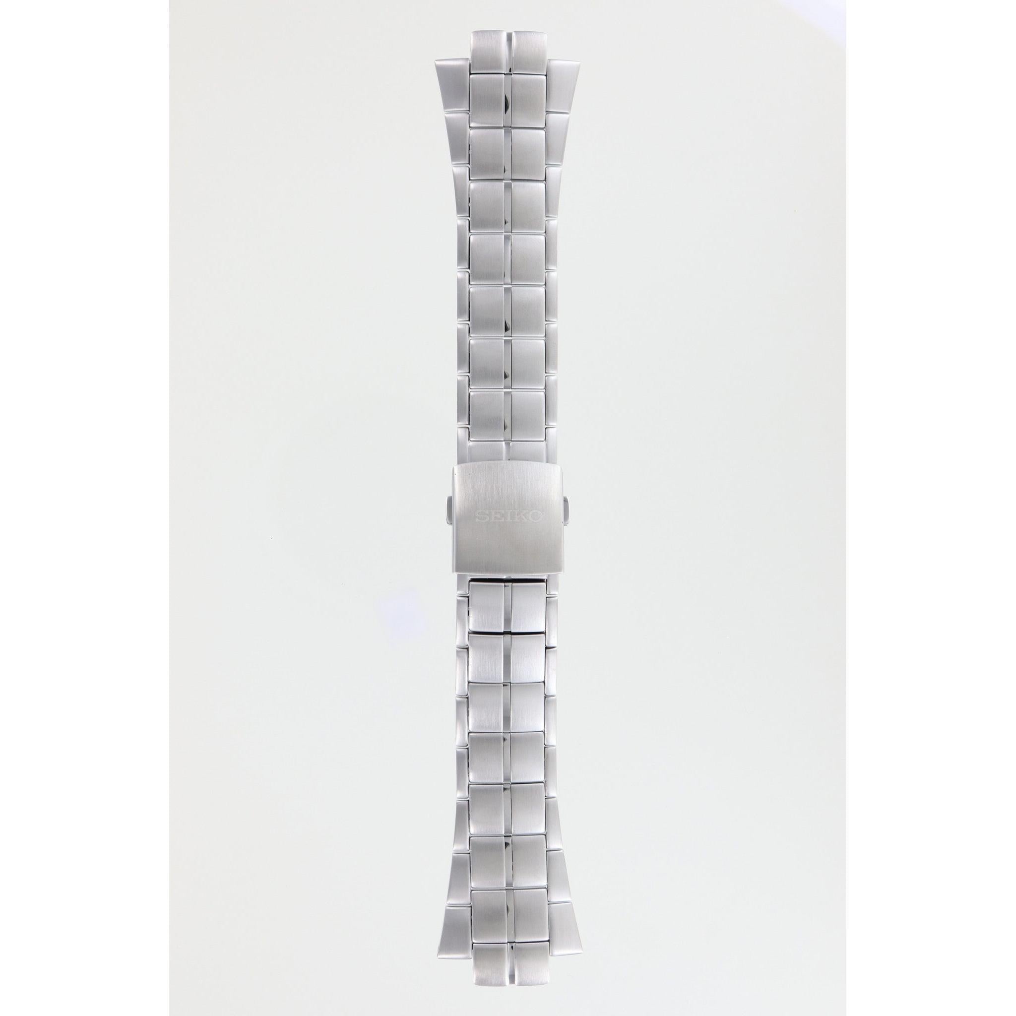 Seiko 33V2 - Z.I - SLQ017 - 9T82 - 0AD0 Watch Band 33V2HZ Grey Stainless Steel 15 mm Sportura - Watch Plaza