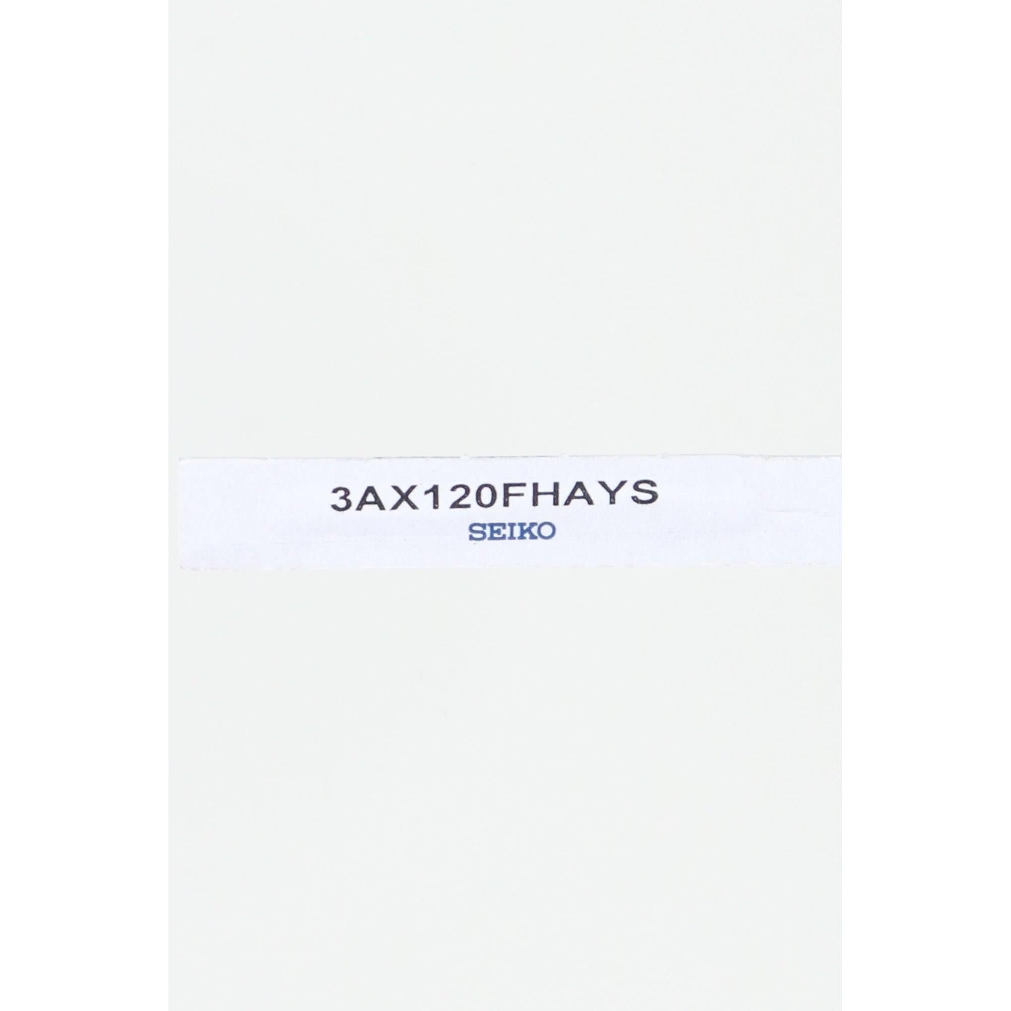 Seiko 3AX120FHAYS Second Hand SBDX031 & SBDX033J1 Prospex - Watch Plaza