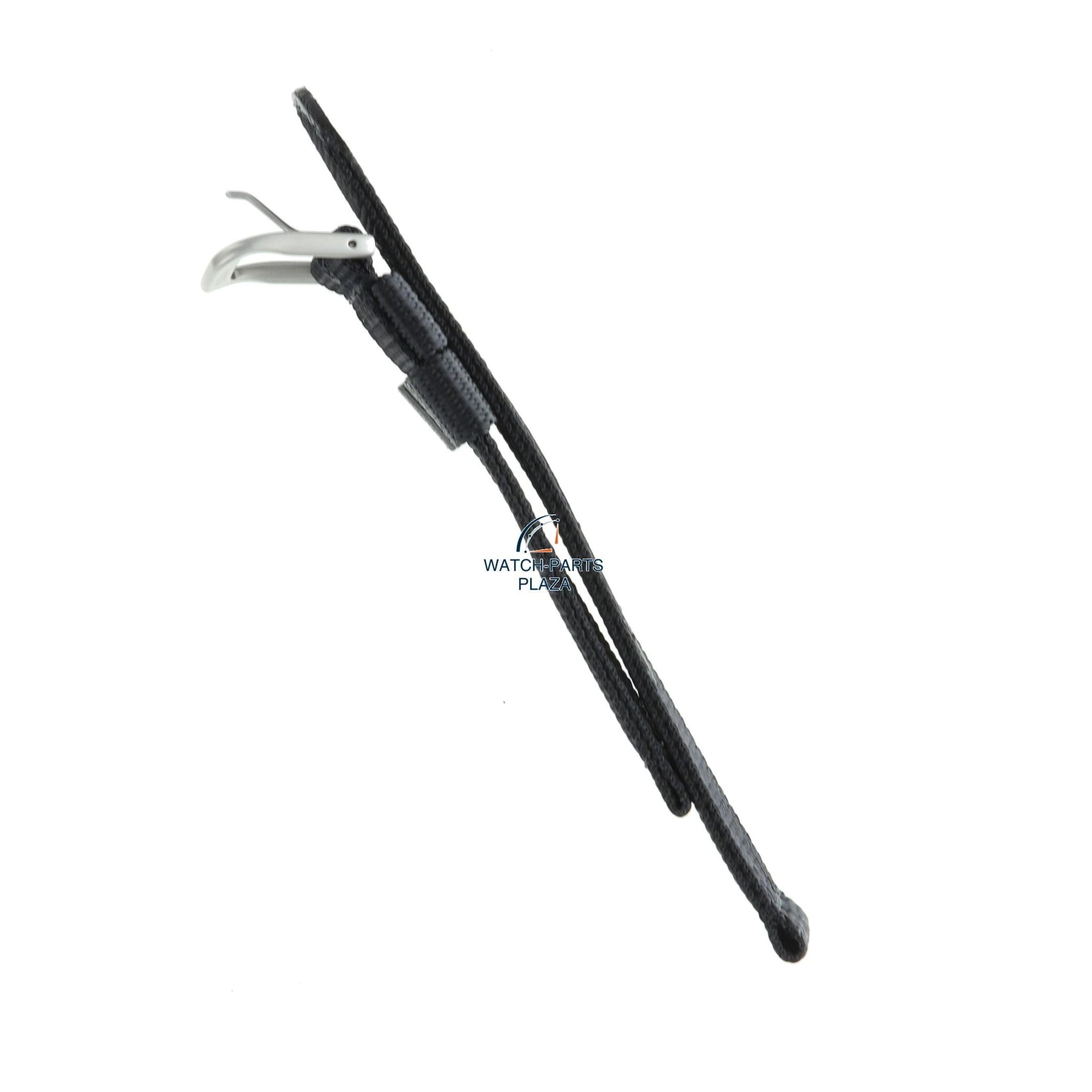 Seiko 4A211JL Watch band SNZG15 - 7S36, 7T92, 7T94 black canvas 22 mm - 5 Sports - Watch Plaza