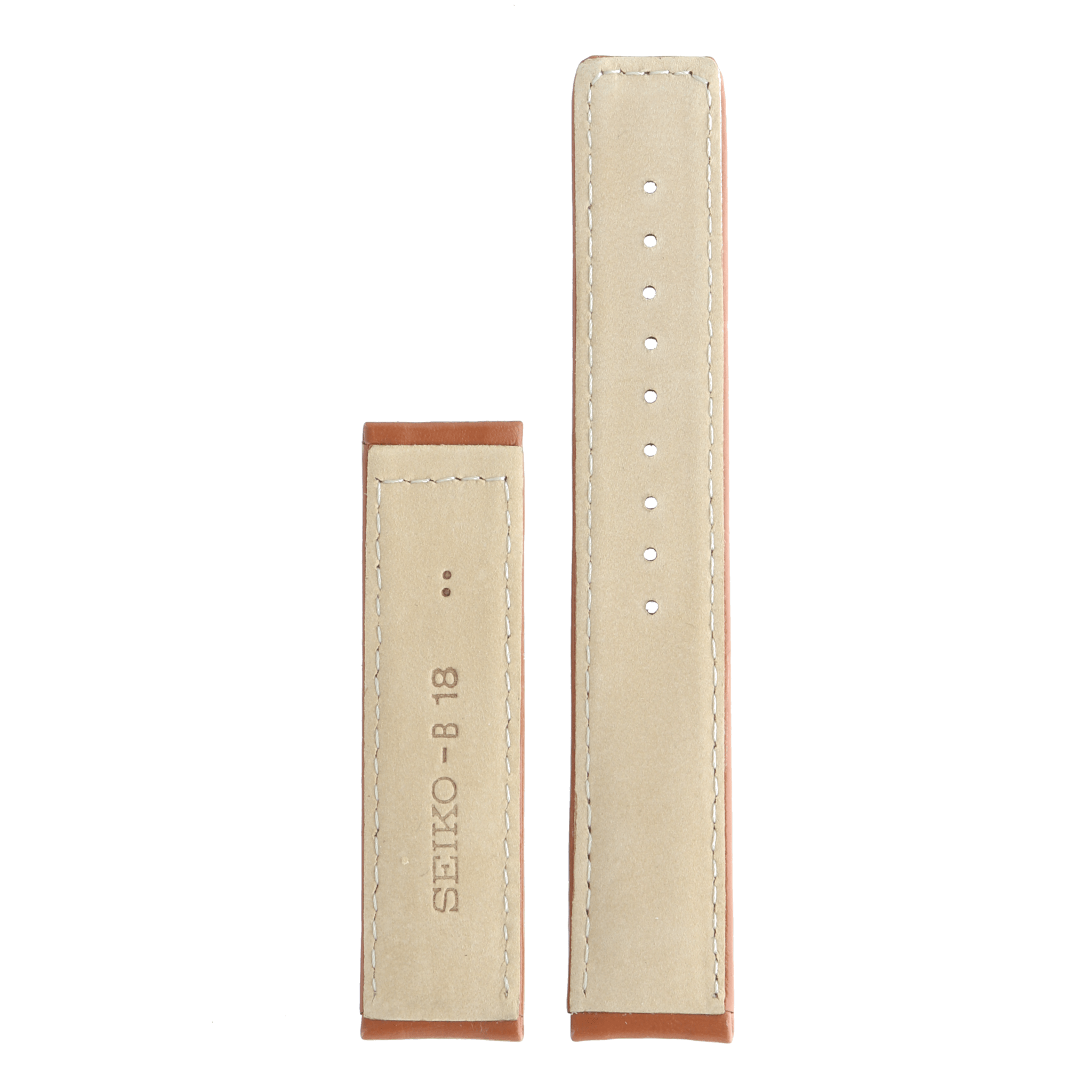 Seiko 4J30JB - LB Watch band 7N39 0A50, 0AB0 - SKP055 brown leather 18 mm - Premier - Watch Plaza
