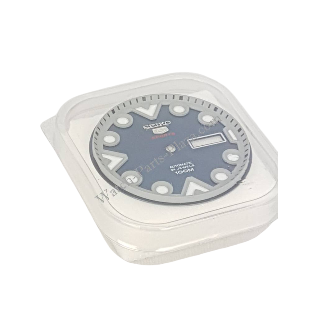 Seiko 5 Sports SRPA09K1 Watch Parts 4R36 - 04Z0 Dial, Bezel, Hands & Chapter Ring - Watch Plaza