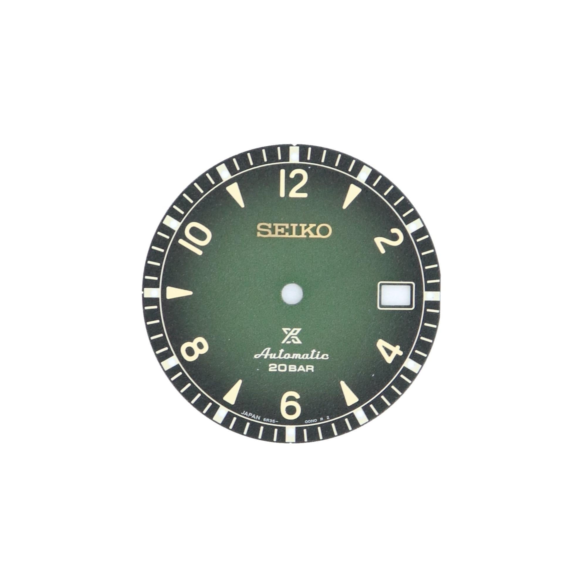 Seiko 6R3500N0XE14 Dial SBDC115 & SPB155J1 Prospex Baby Alpinist Core Green - Watch Plaza