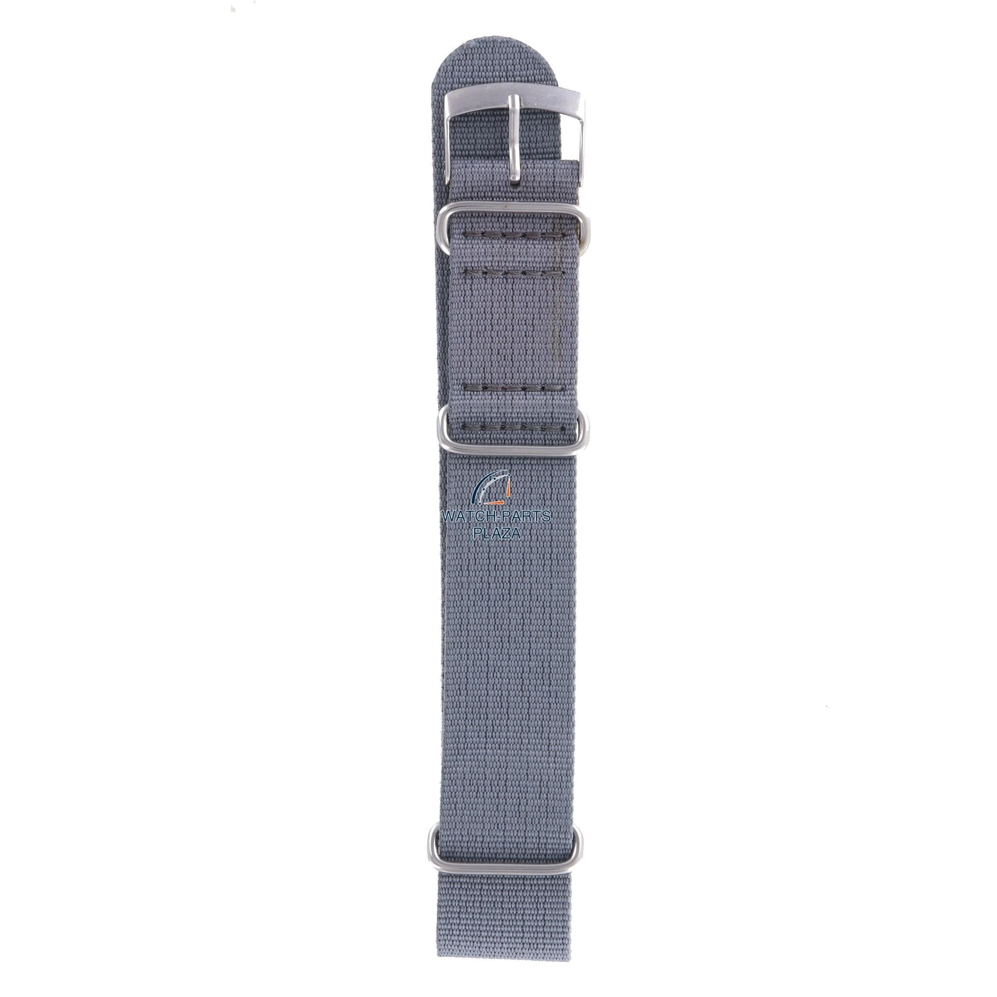 Seiko 7A28 7120 Watch Band 7A28 - 7120 Grey Textile 20 mm RAF Gen 1 - Watch Plaza