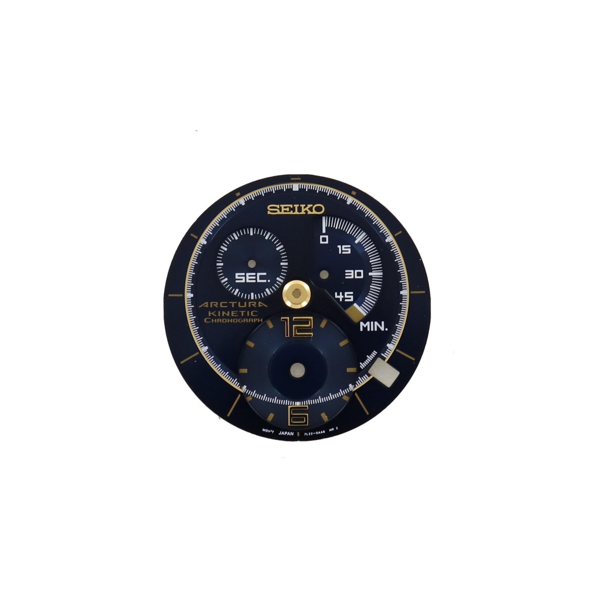 Seiko Arctura Kinetic SNL011 dial dark blue 7L22 - 0AF0 original - Watch Plaza