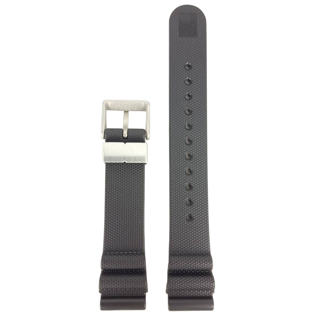 SEIKO Marine Master black waffle watch strap SBDX001 / SBDX017J Z 20 Band 8L35 - 0010 - Watch Plaza