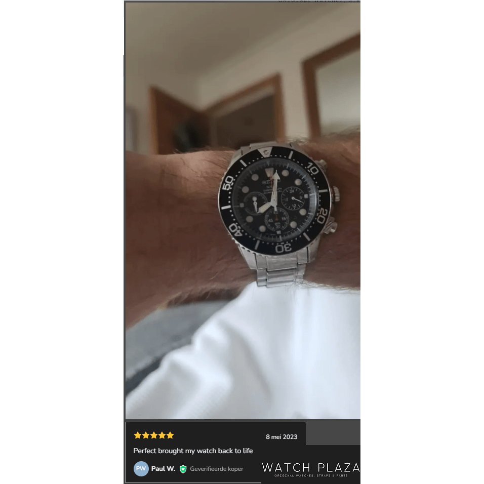 SEIKO PROSPEX SOLAR SSC015P1 BLACK ROTATING BEZEL V175 - 0AD0 SSC015J1 - Watch Plaza