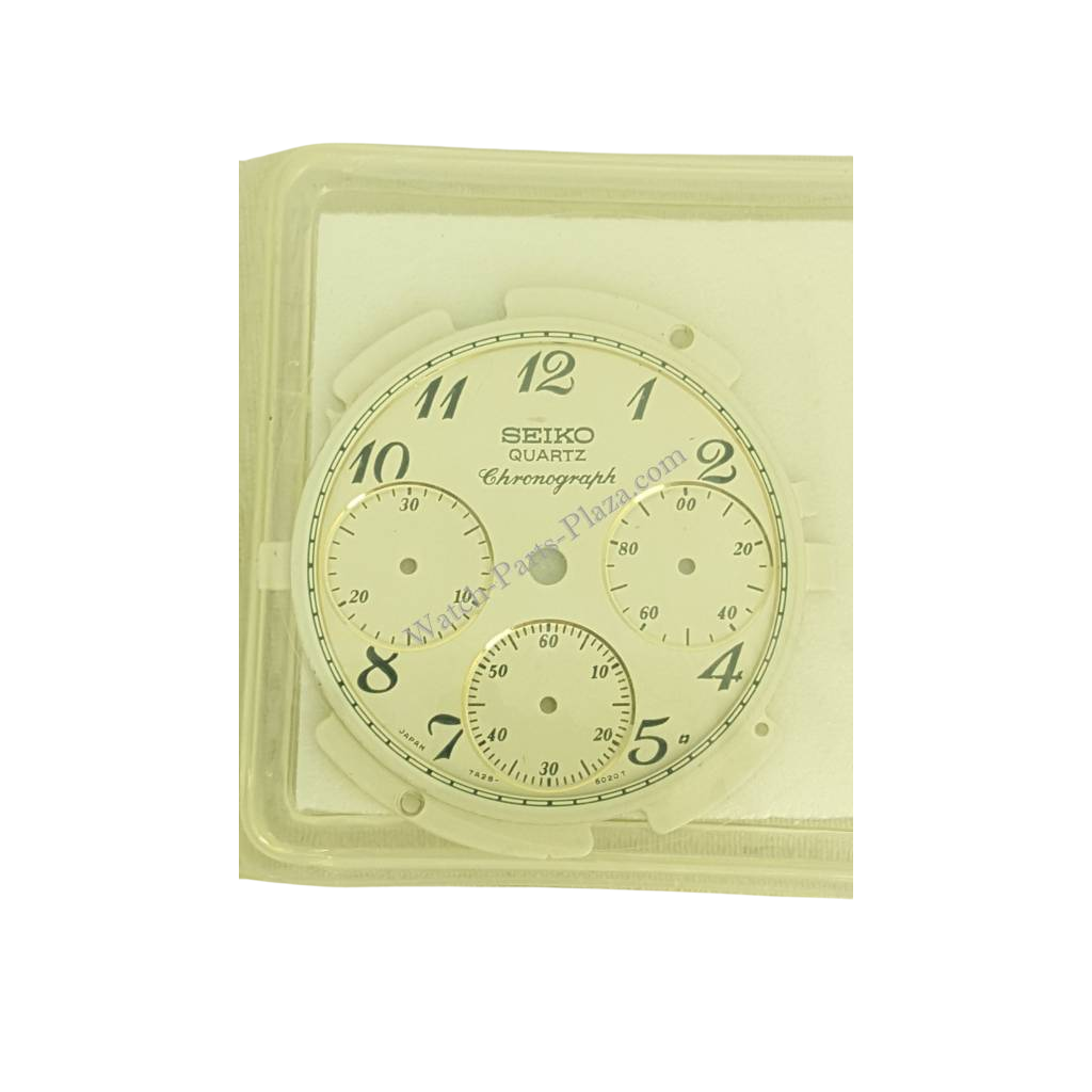 SEIKO Quartz White Dial for 7A28 - 6020 Chronograph SCAY990 - Watch Plaza