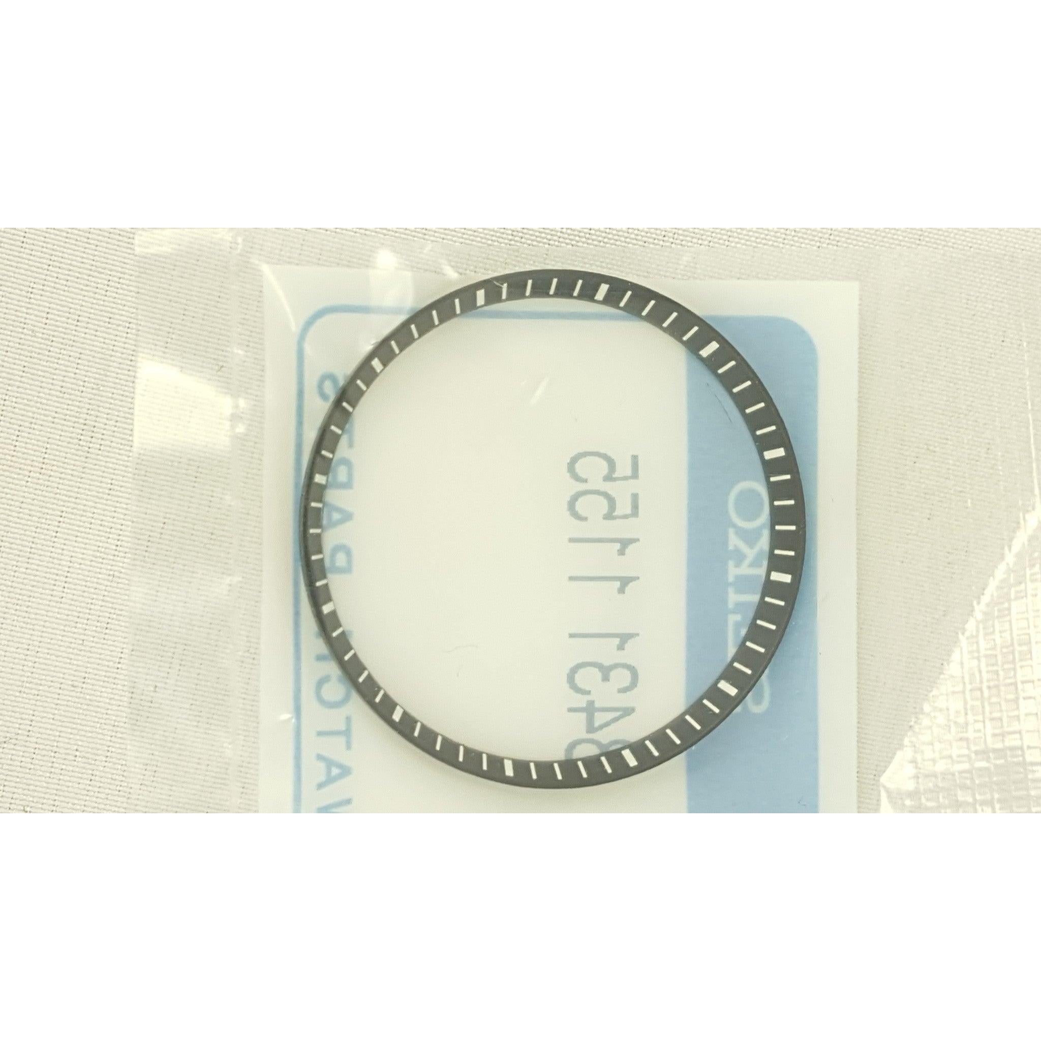 Seiko SKX007 / SKX171 Chapter Ring 7S26 - 0020 Diver black 84311155 - Watch Plaza