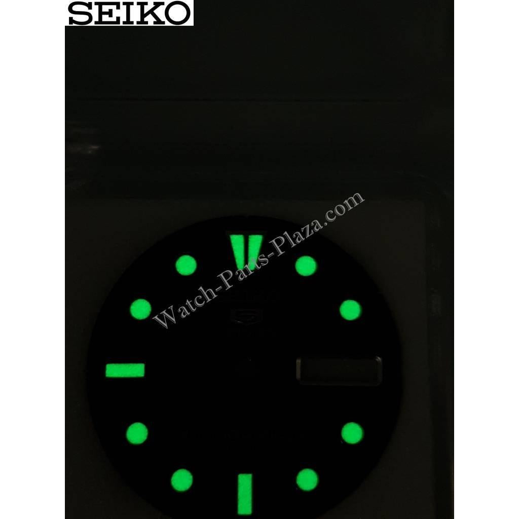 SEIKO SNZF17 SEA URCHIN BLACK DIAL SNZF17K1 5 SPORTS 7S36 - 03C0 SNZF17K2 - Watch Plaza
