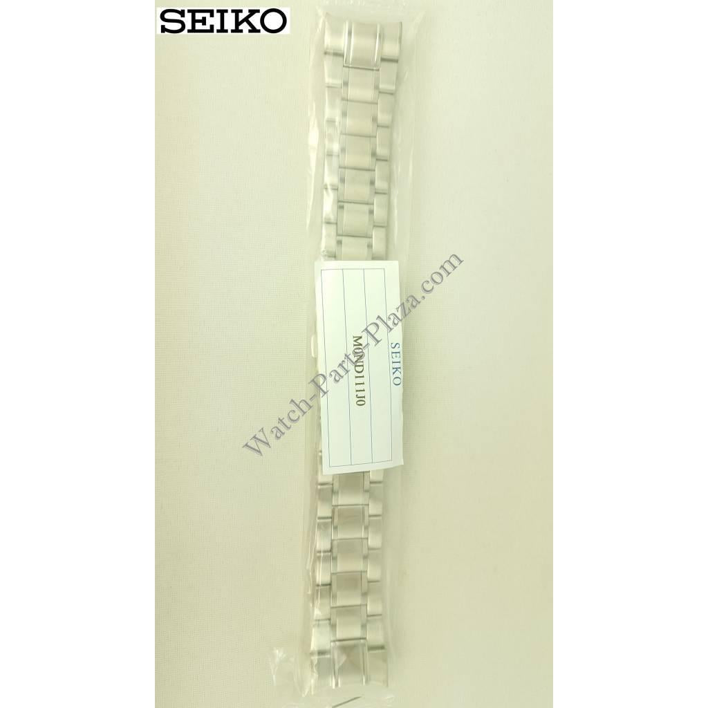 Seiko Sportura Stainless Steel Watch Band 21mm 7D48 - 0AK0 strap SUN015P1, SNAE61, SNP055 - Watch Plaza