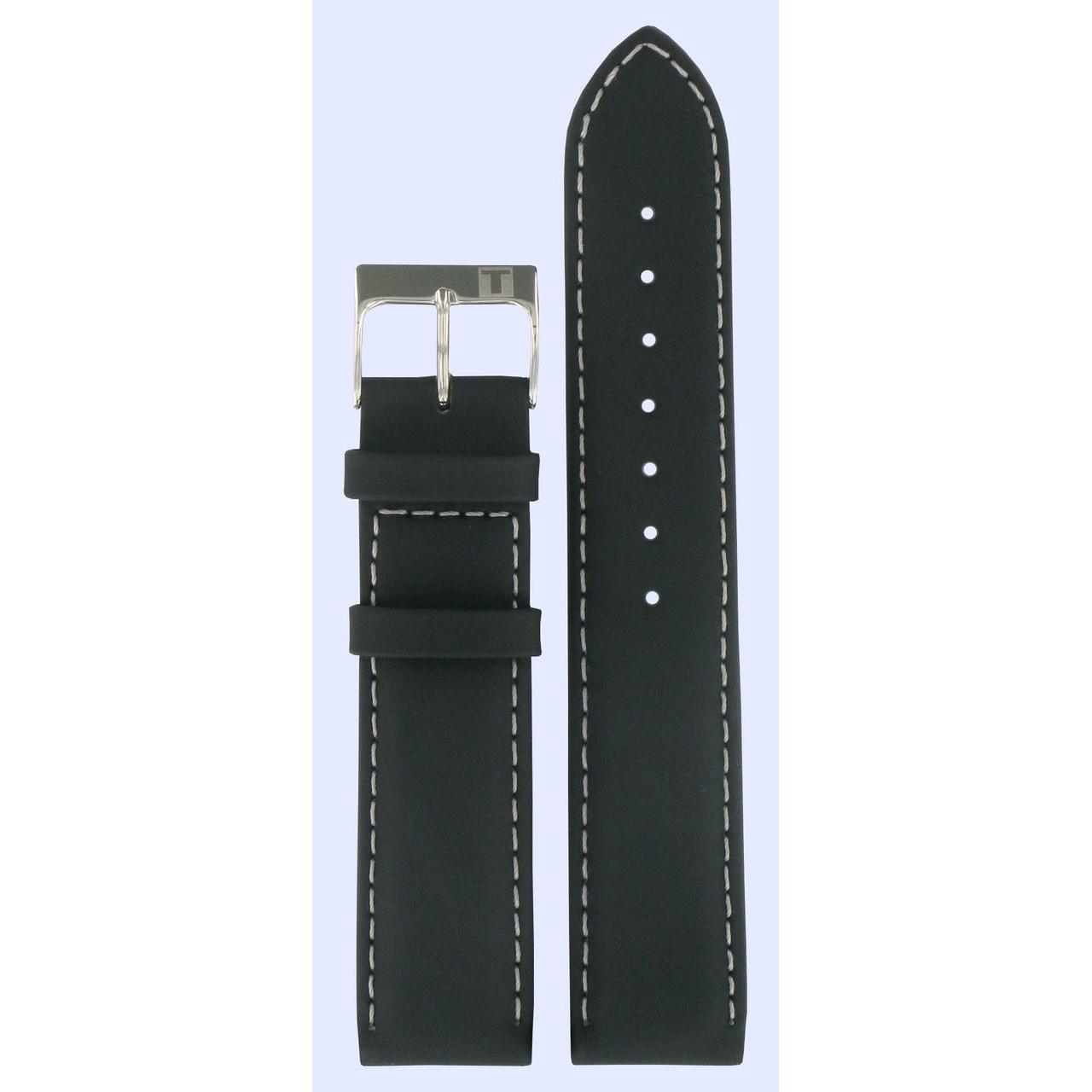 Tissot J172/272K - PR50 Watch Band T600013489 Black Leather 19 mm PR 50 - Watch Plaza