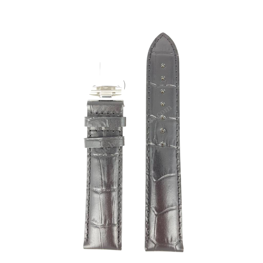 Tissot PRC200 - T014430 & T171526 Watch Band T600013369 Black Leather 19 mm PRC 200 - Watch Plaza