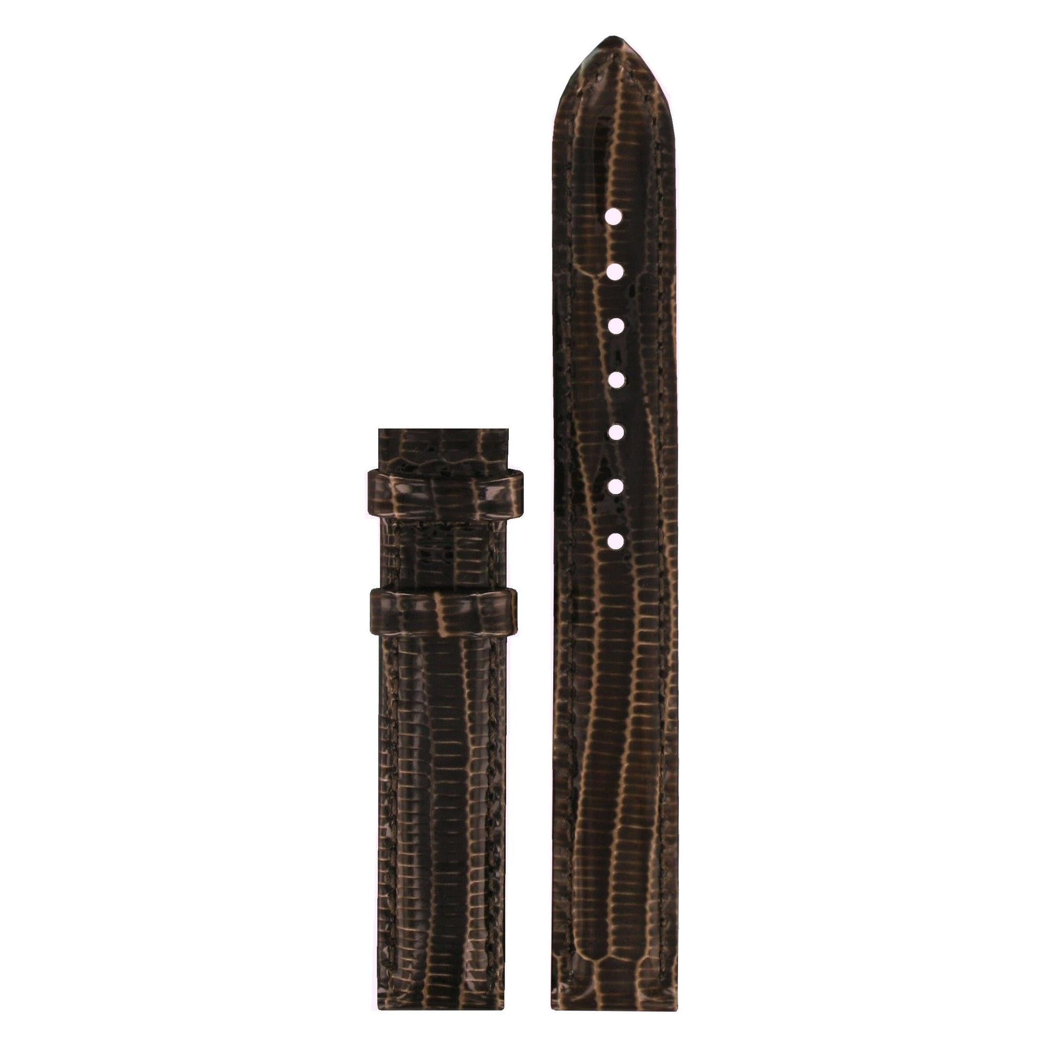 Tissot T02121561 Watch Band T610020013 Brown Leather 14 mm T - Wave - Watch Plaza