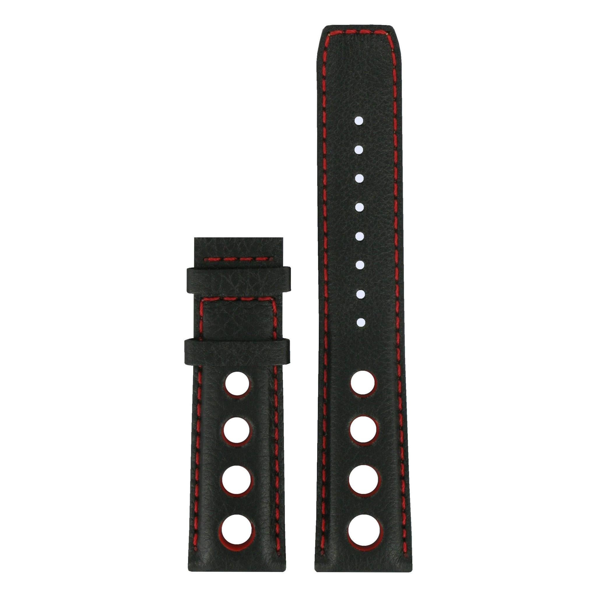 Tissot T021414A XL Watch Band T610025653 Black Leather 20 mm PRS 516 - Watch Plaza