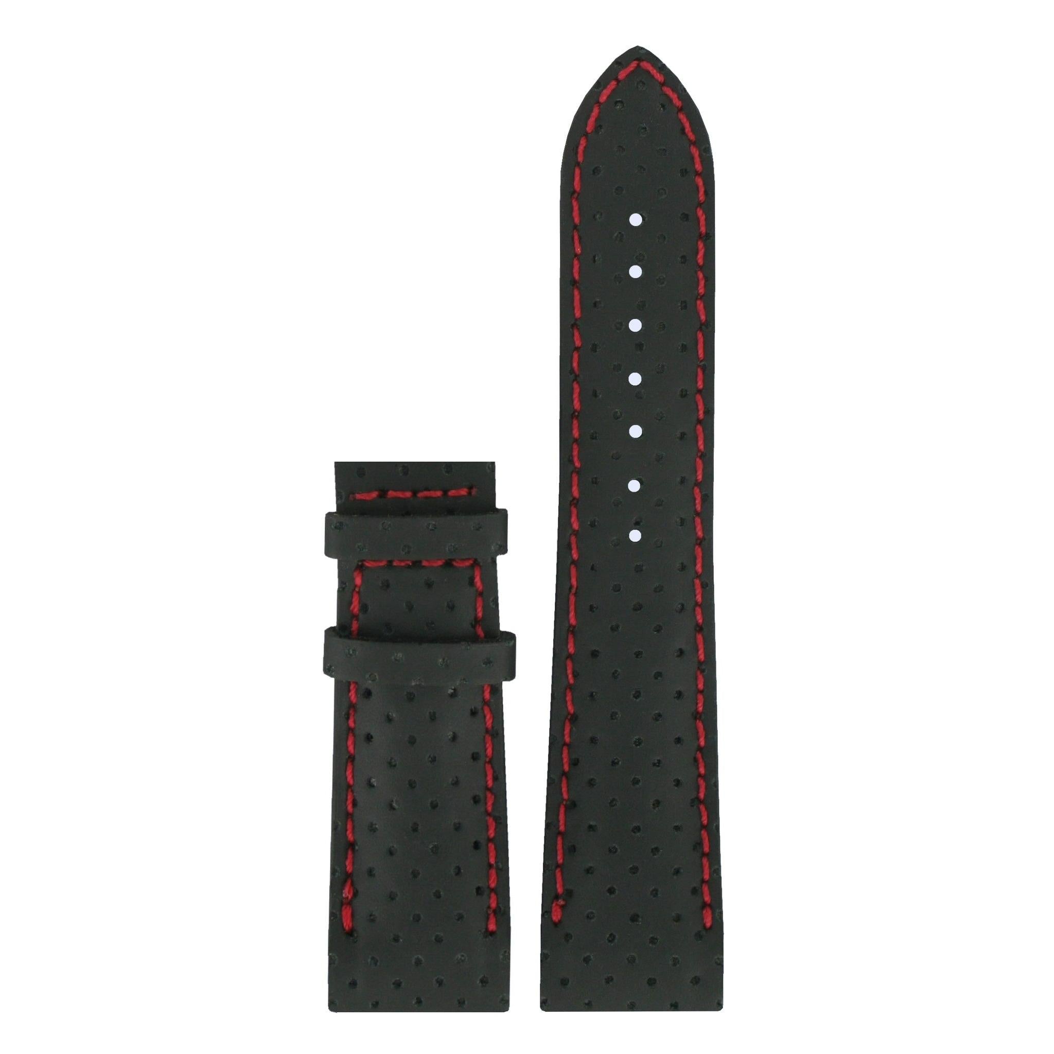 Tissot T027414A MotoGP 09 Limited Watch Band T610028063 Black Leather 21 mm T - Race - Watch Plaza
