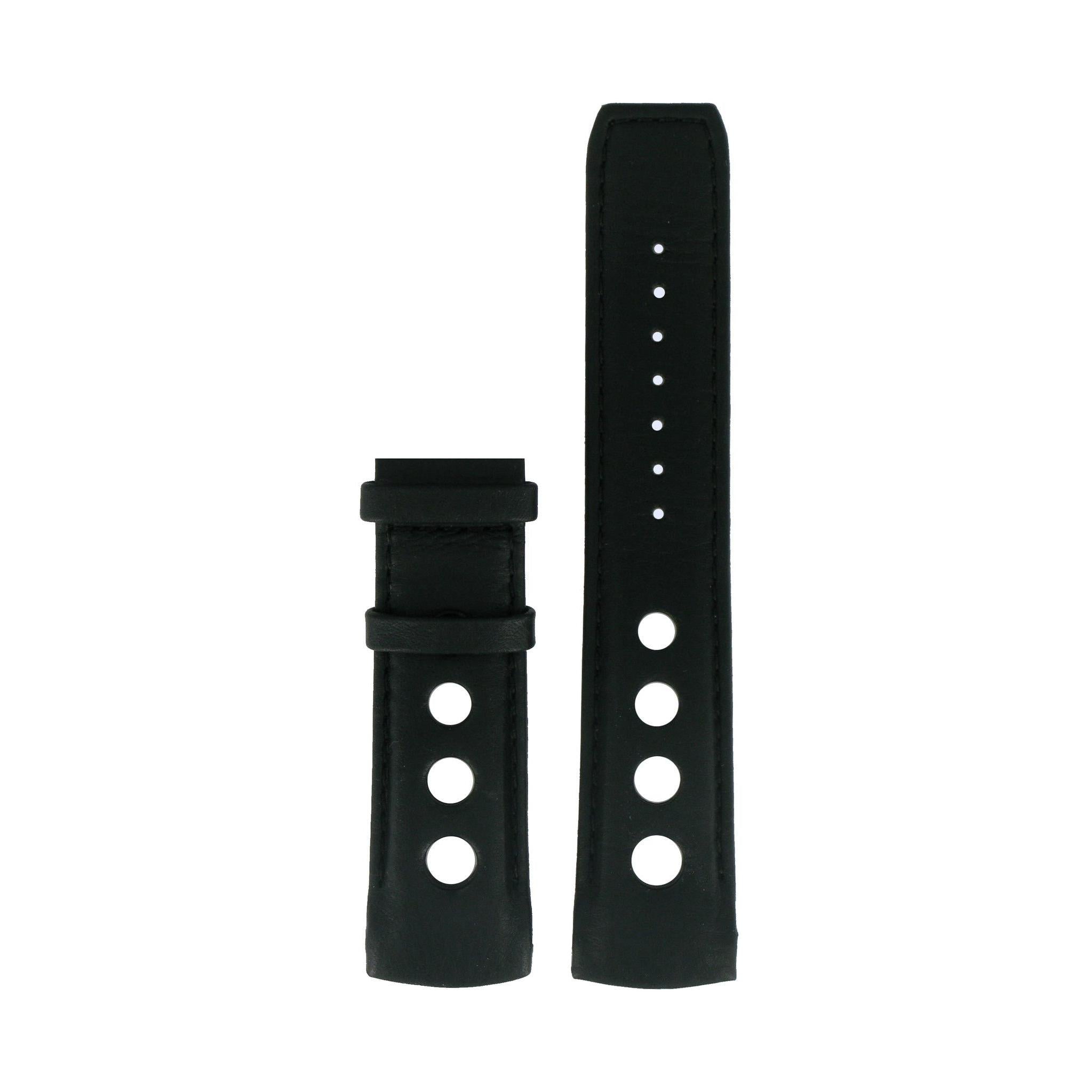 Tissot T044614A & T044632A Watch Band T610029672 Black Leather 22 mm PRS 516 - Watch Plaza