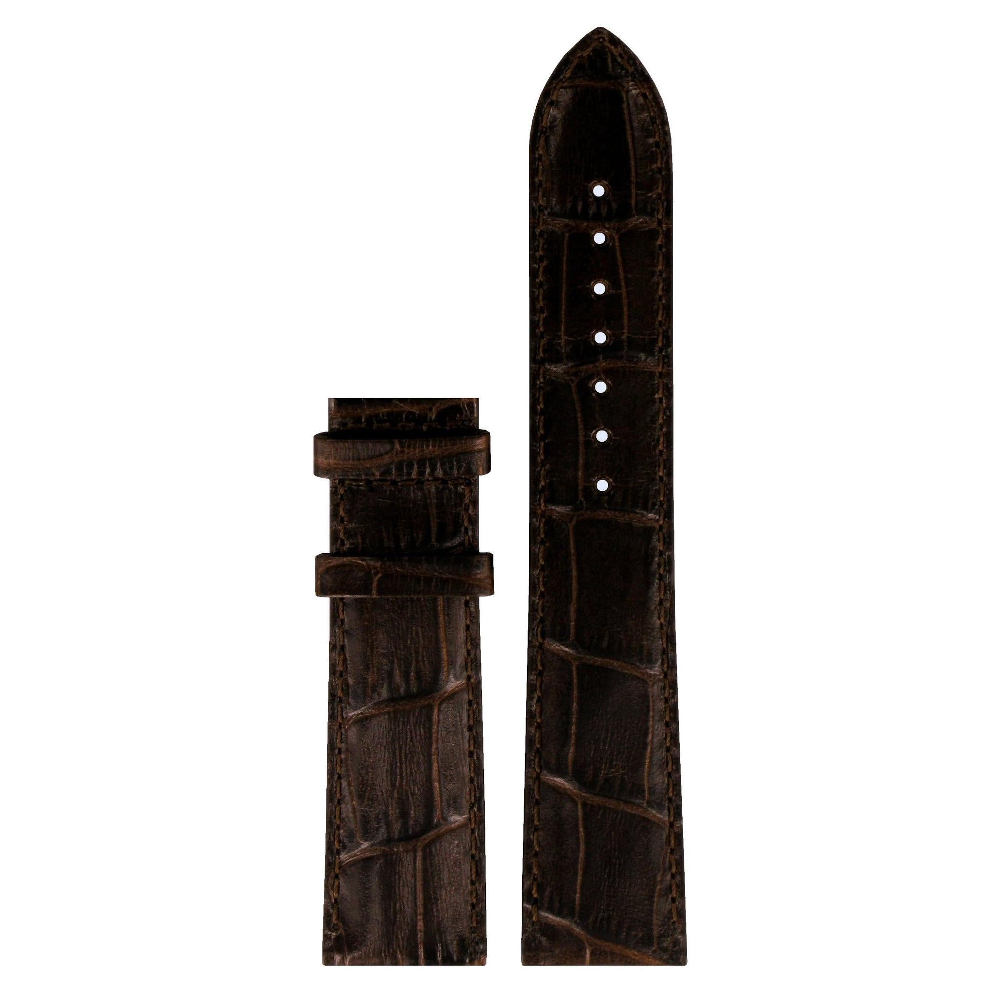 Tissot T059507A & T059528A Watch Band T610030279 Dark Brown Leather 20 mm T - Lord - Watch Plaza