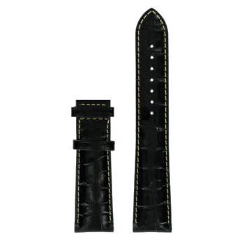 Tissot T914410A & T914407A Watch Band T610034552 Black Leather 20 mm Rose Dream - Watch Plaza