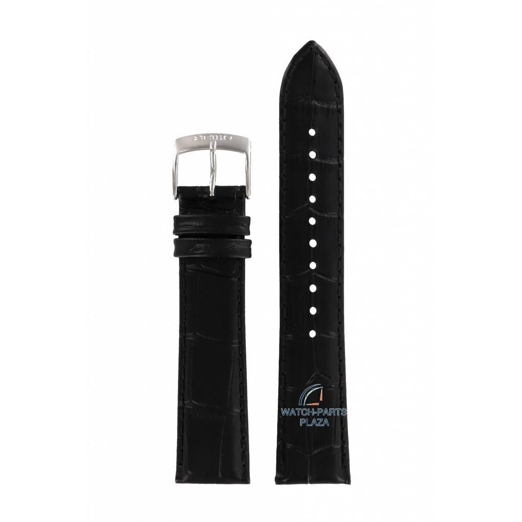Watch Band for Seiko SRP769 / SRPA27 Black Leather Strap 4R35 - 00P0, 00Z0 Classic L07H - Watch Plaza