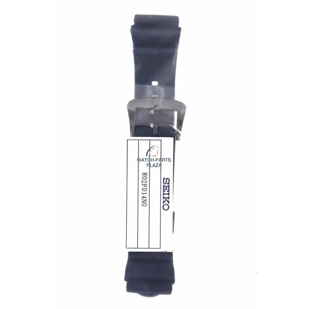 Watch Band for Seiko SRPD09K1 Prospex 4R35 - 01X0 22mm dark blue strap Save The Ocean - Watch Plaza