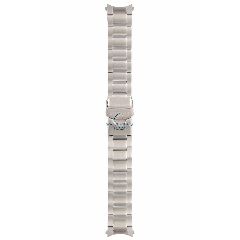 Watch Band Seiko 7T62 - 0ER0 original stainless steel strap 20mm SNA487 & SNA489 33X7 - G - Watch Plaza