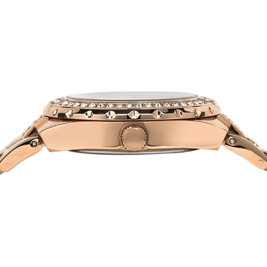 Watch Guess W0111L3 Viva analog ladies watch rose colored 36mm steel - Watch Plaza